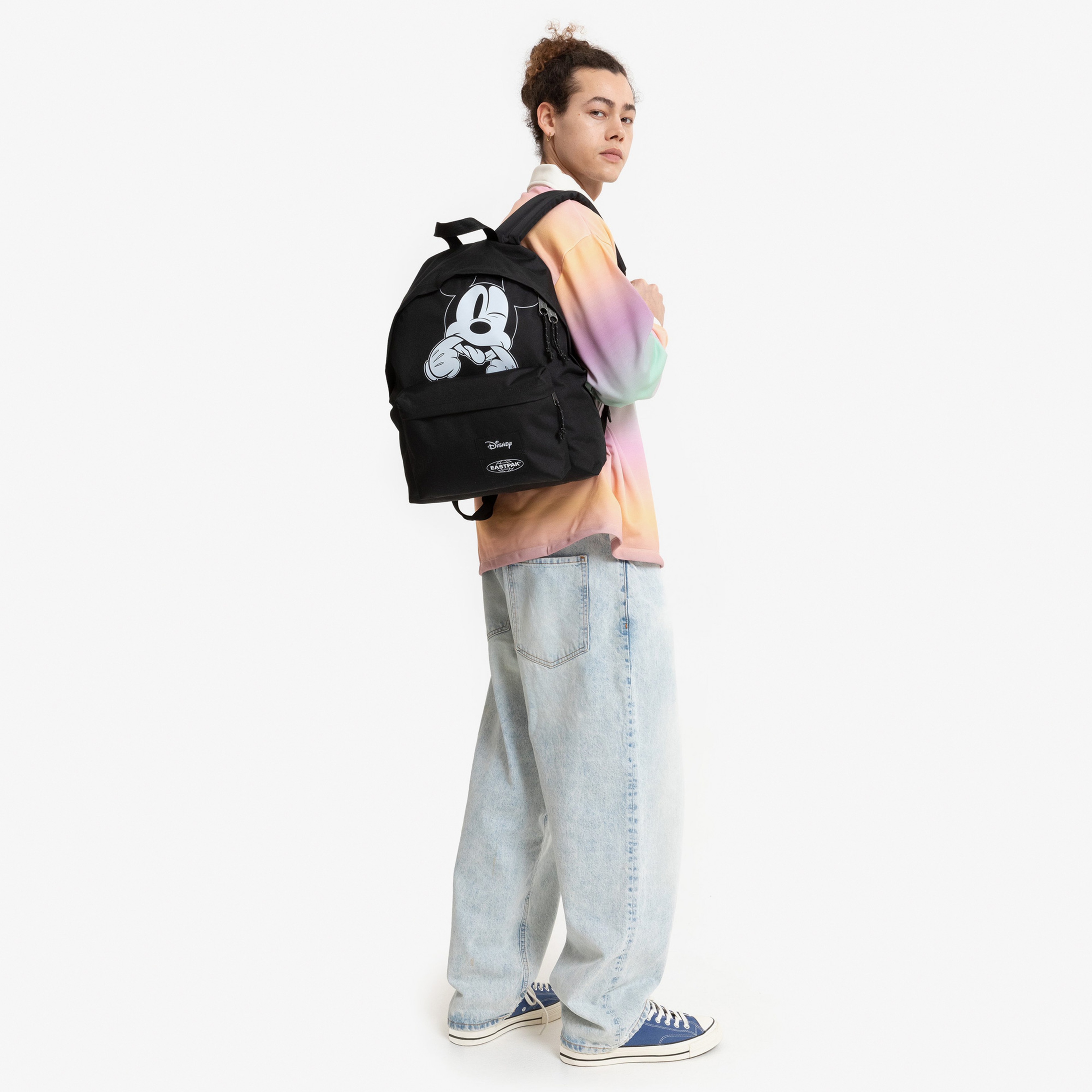 Eastpak X Disney 100 Padded Pak'R Mickey Placed Unisex Siyah Sırt Çantası