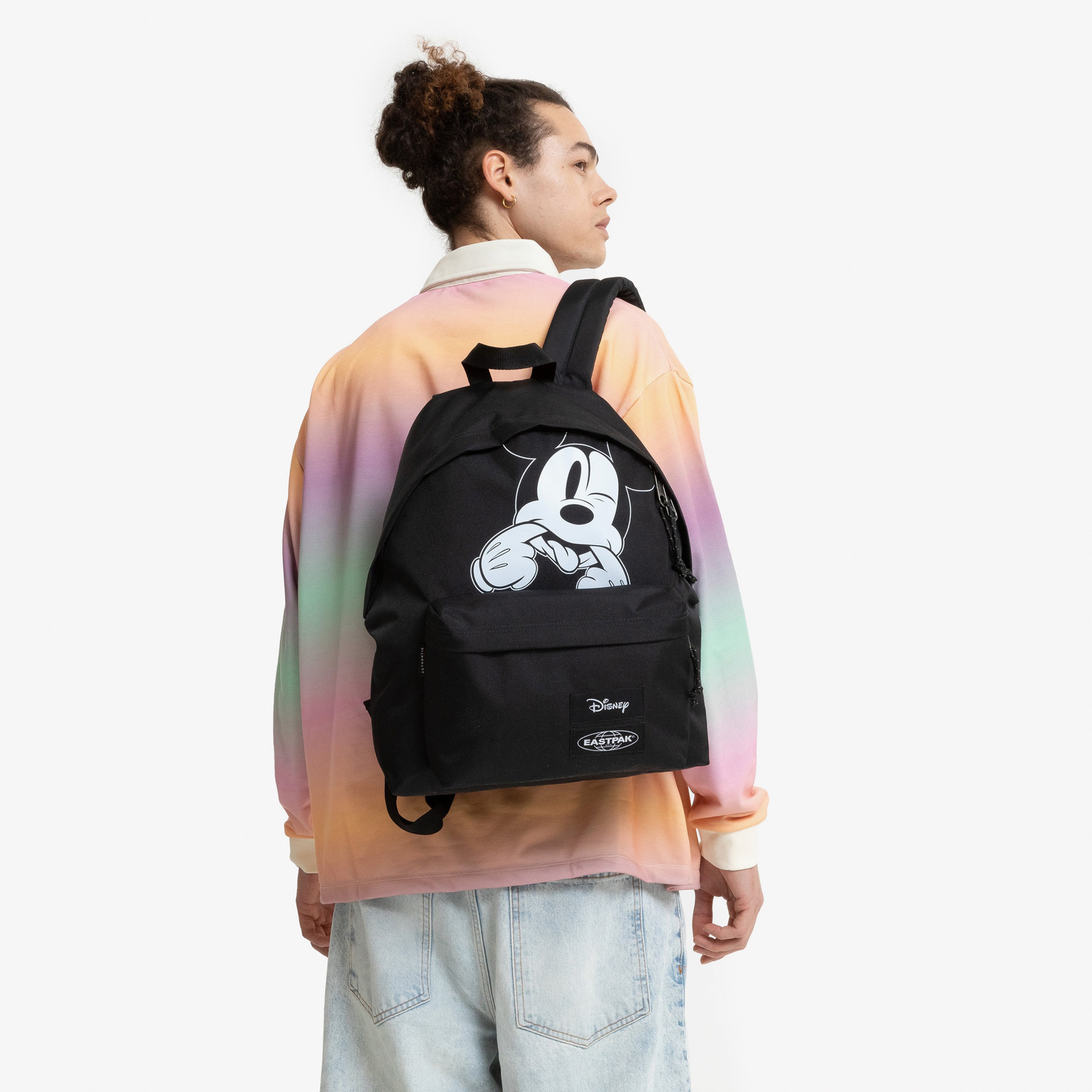 Eastpak X Disney 100 Padded Pak'R Mickey Placed Unisex Siyah Sırt Çantası