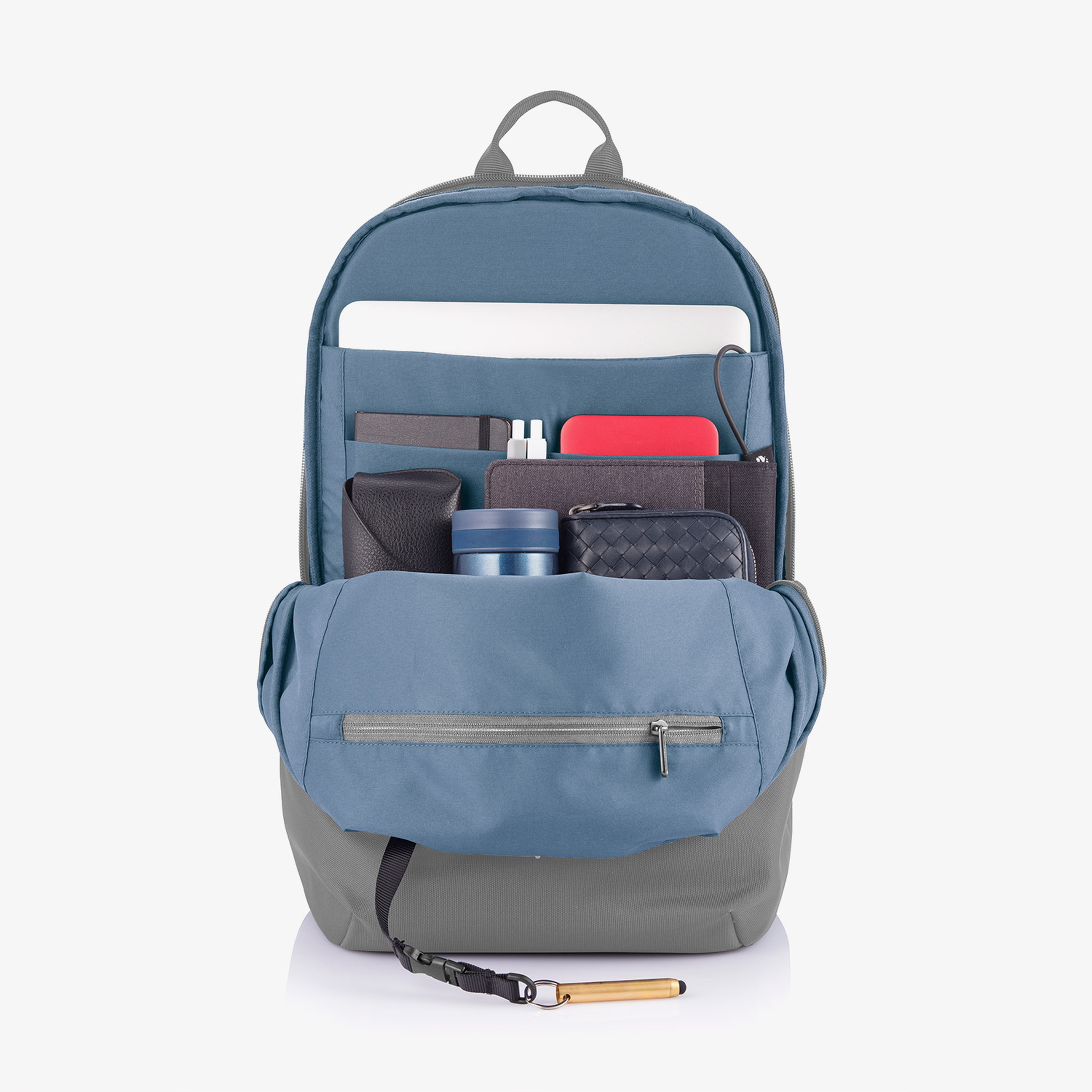 XD Design Bobby Soft Anti Theft Unisex Gri Sırt Çantası