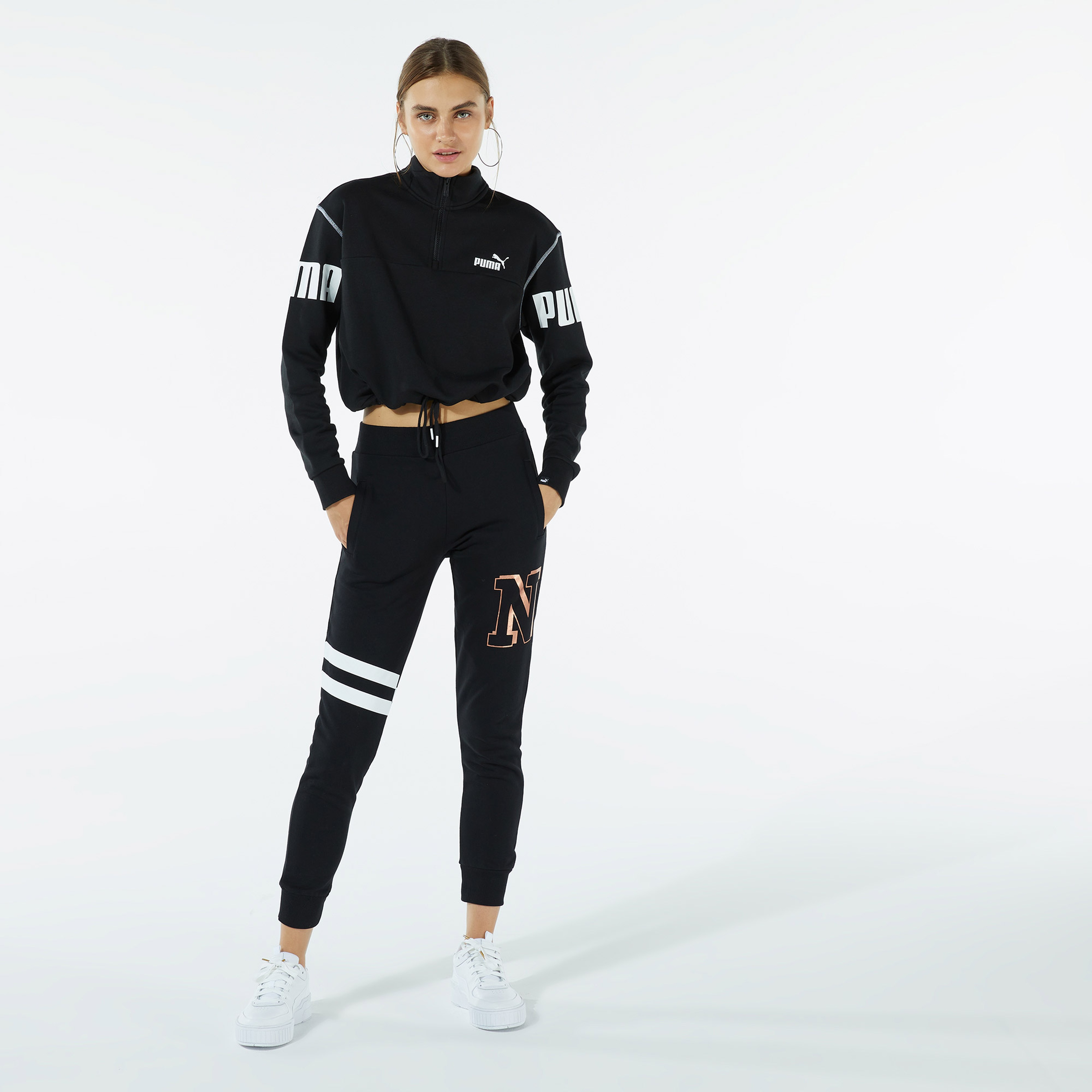 Puma Power Kadın Siyah Sweatshirt