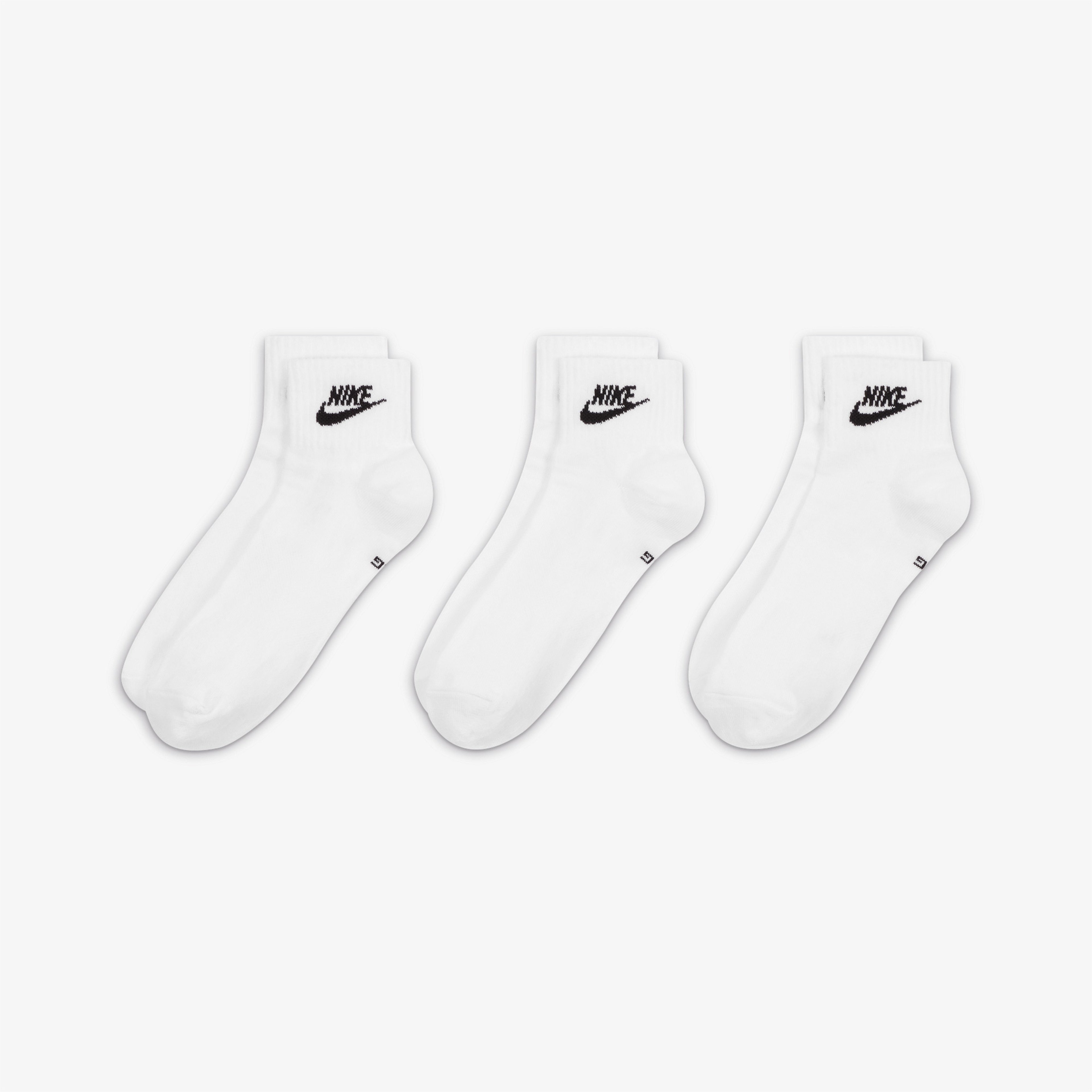Nike Everyday Essentials Unisex Beyaz Bilek Çorap