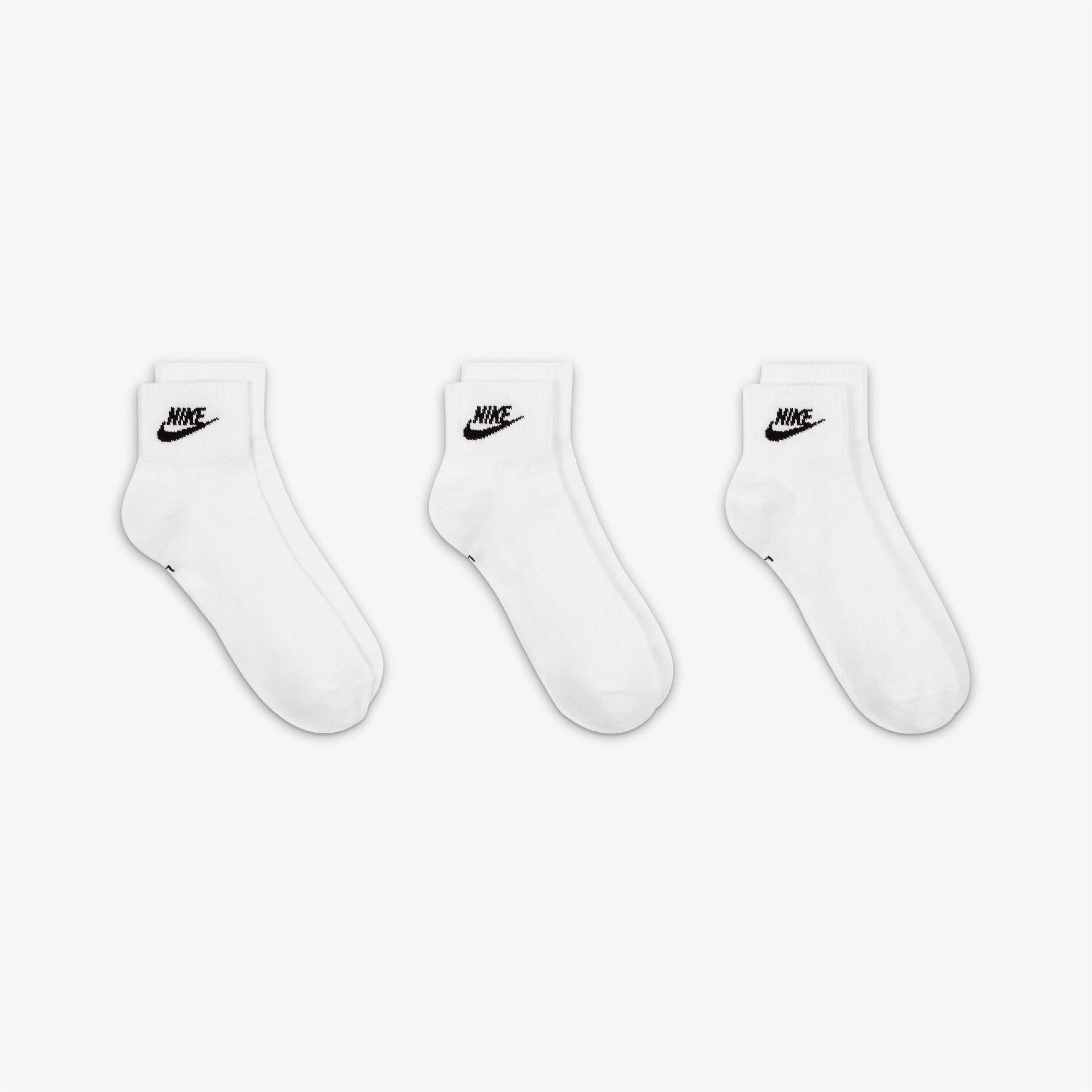 Nike Everyday Essentials Unisex Beyaz Bilek Çorap