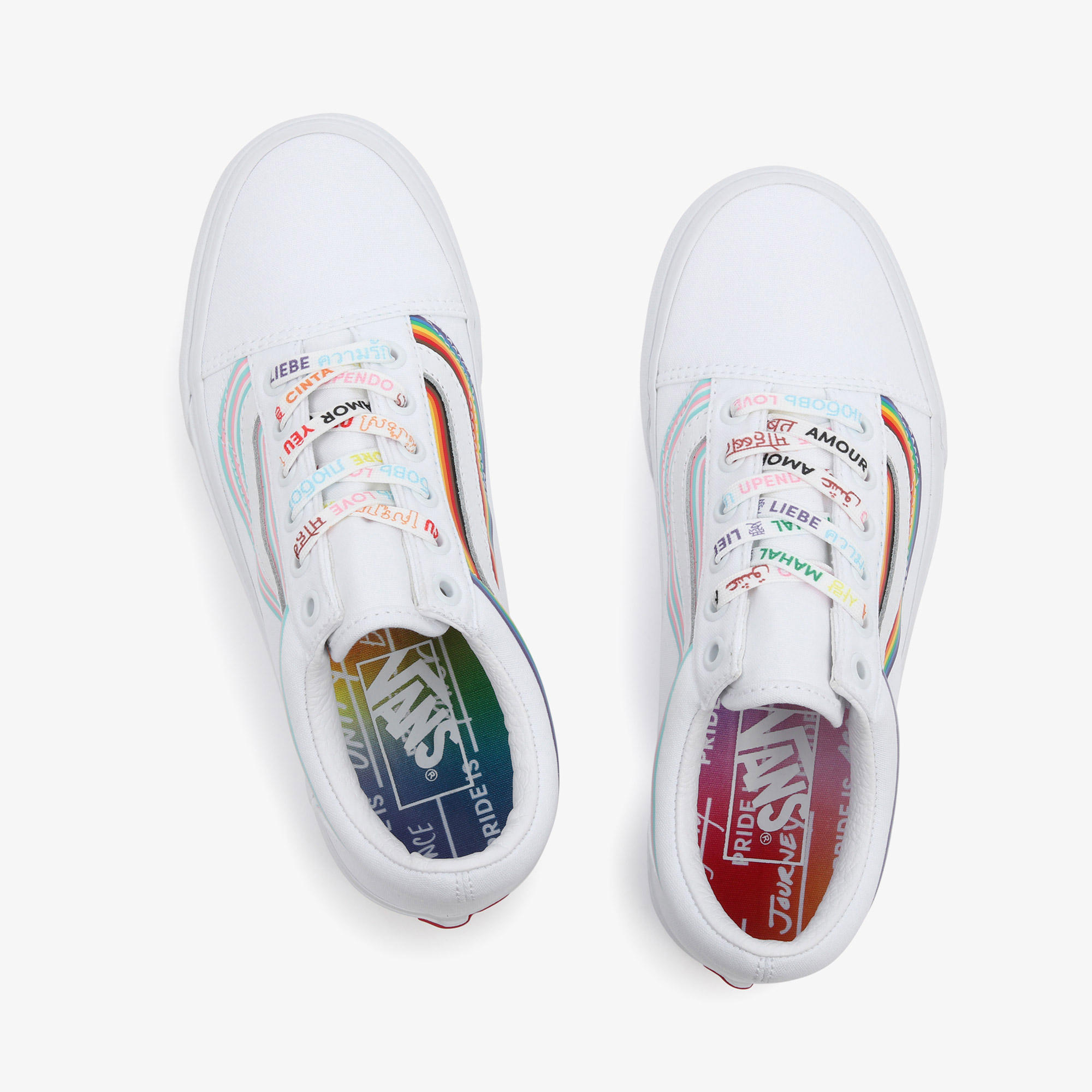 Vans UA Old Skool Kadın Beyaz Sneaker