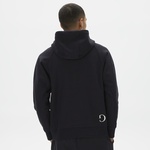 Ging Embroidered Erkek Siyah Hoodie