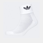 adidas Mid Ankle 3'lü Unisex Beyaz Çorap