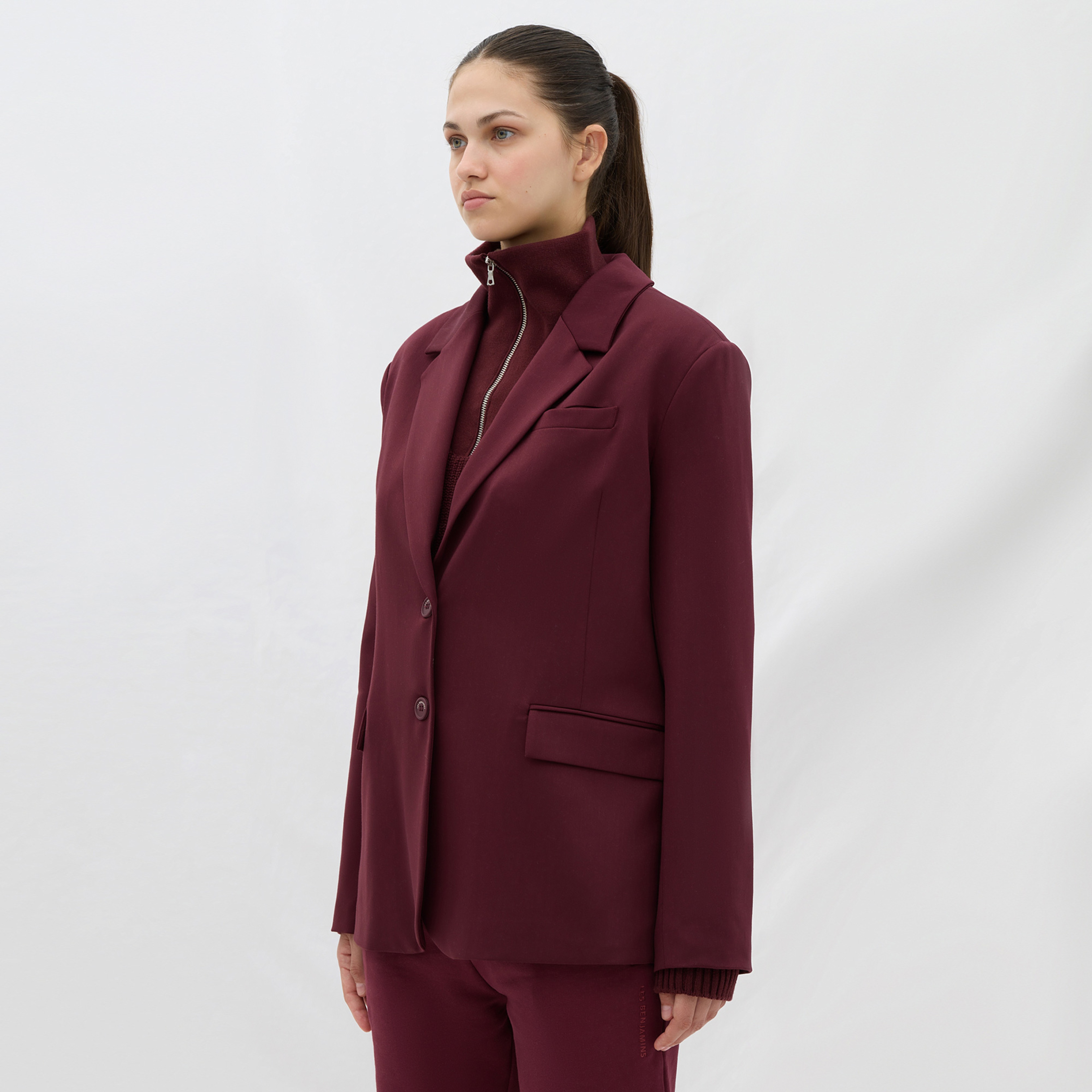 Les Benjamins 301 Unisex Kahverengi Blazer Ceket