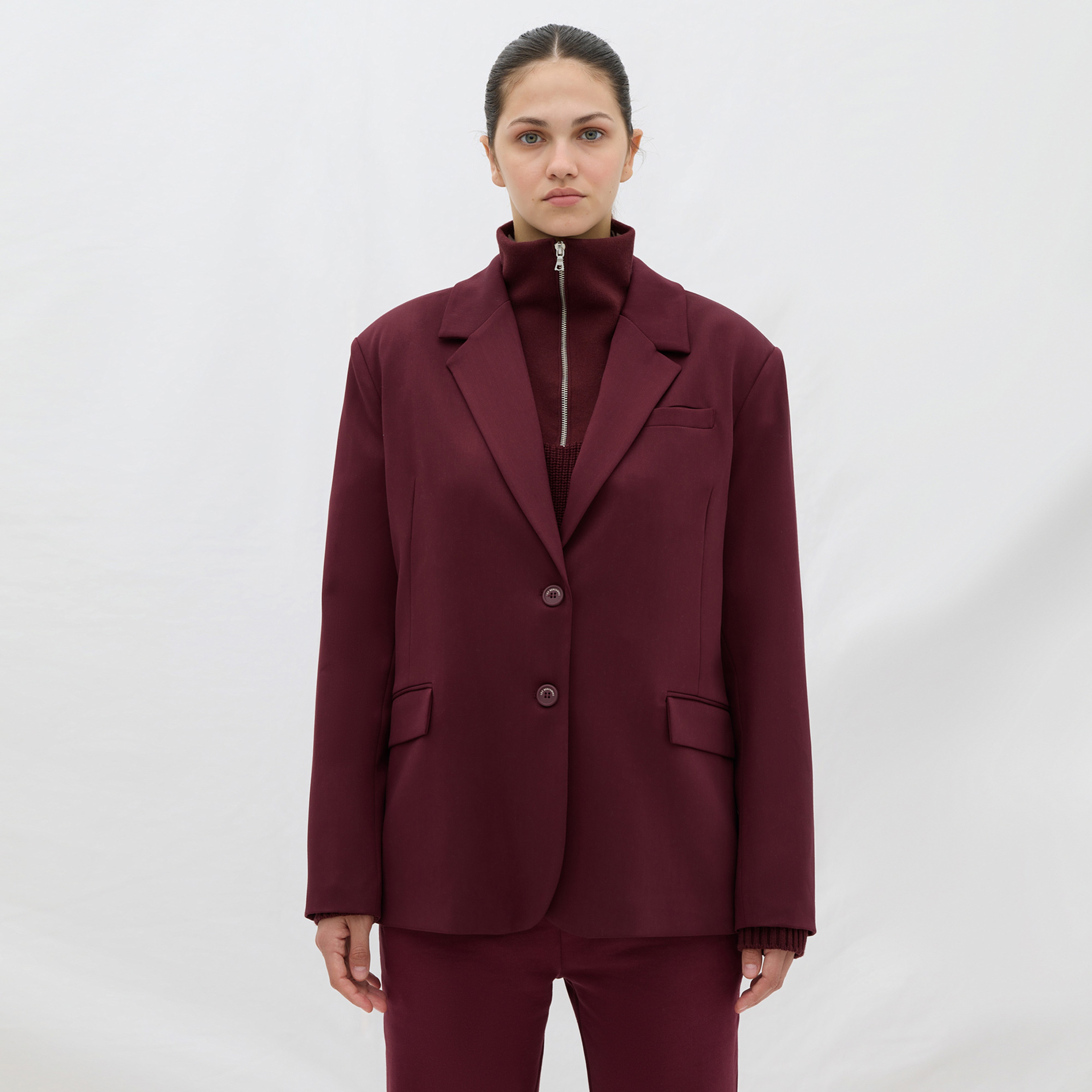 Les Benjamins 301 Unisex Kahverengi Blazer Ceket