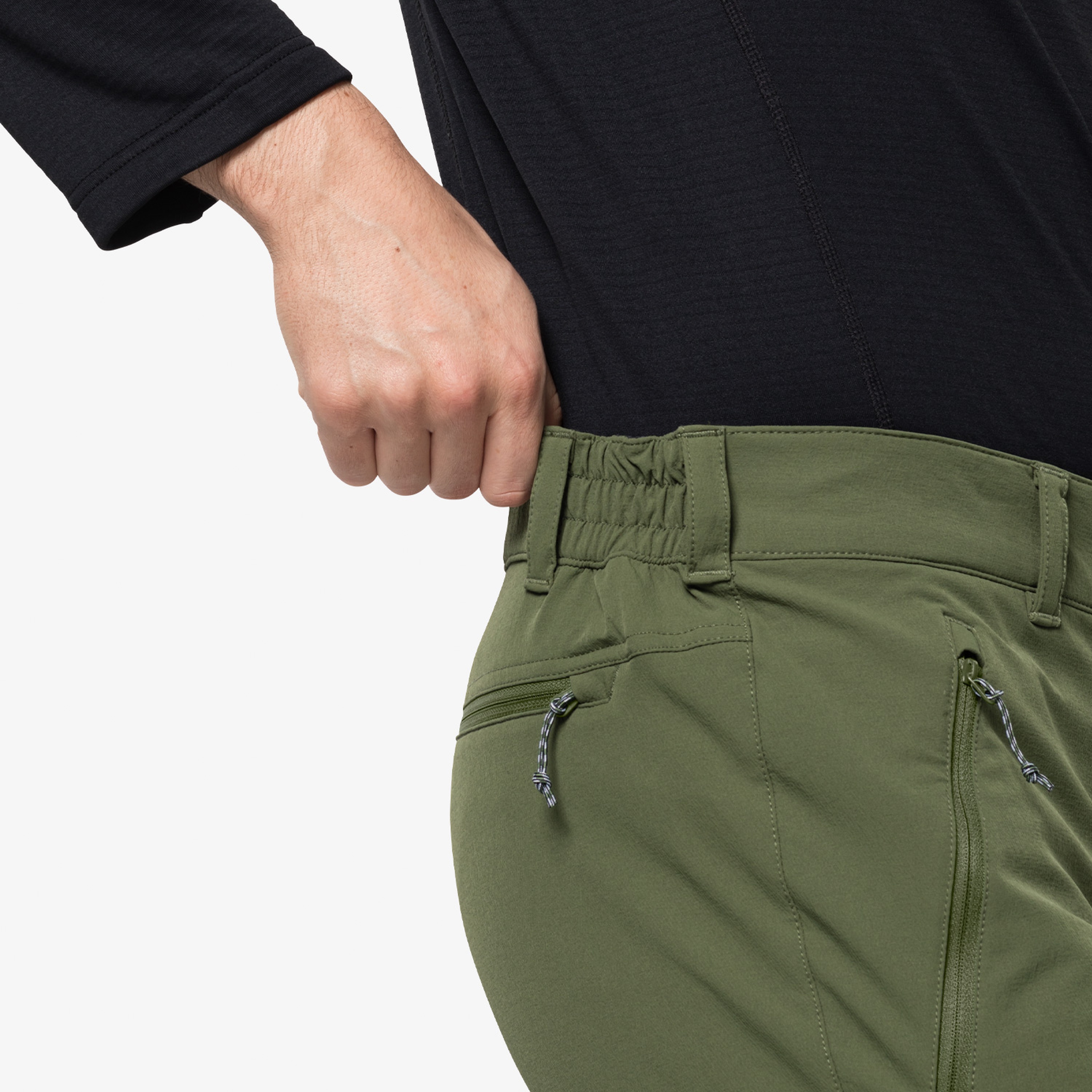 Jack Wolfskin Activate XT Softshell Erkek Haki Pantolon