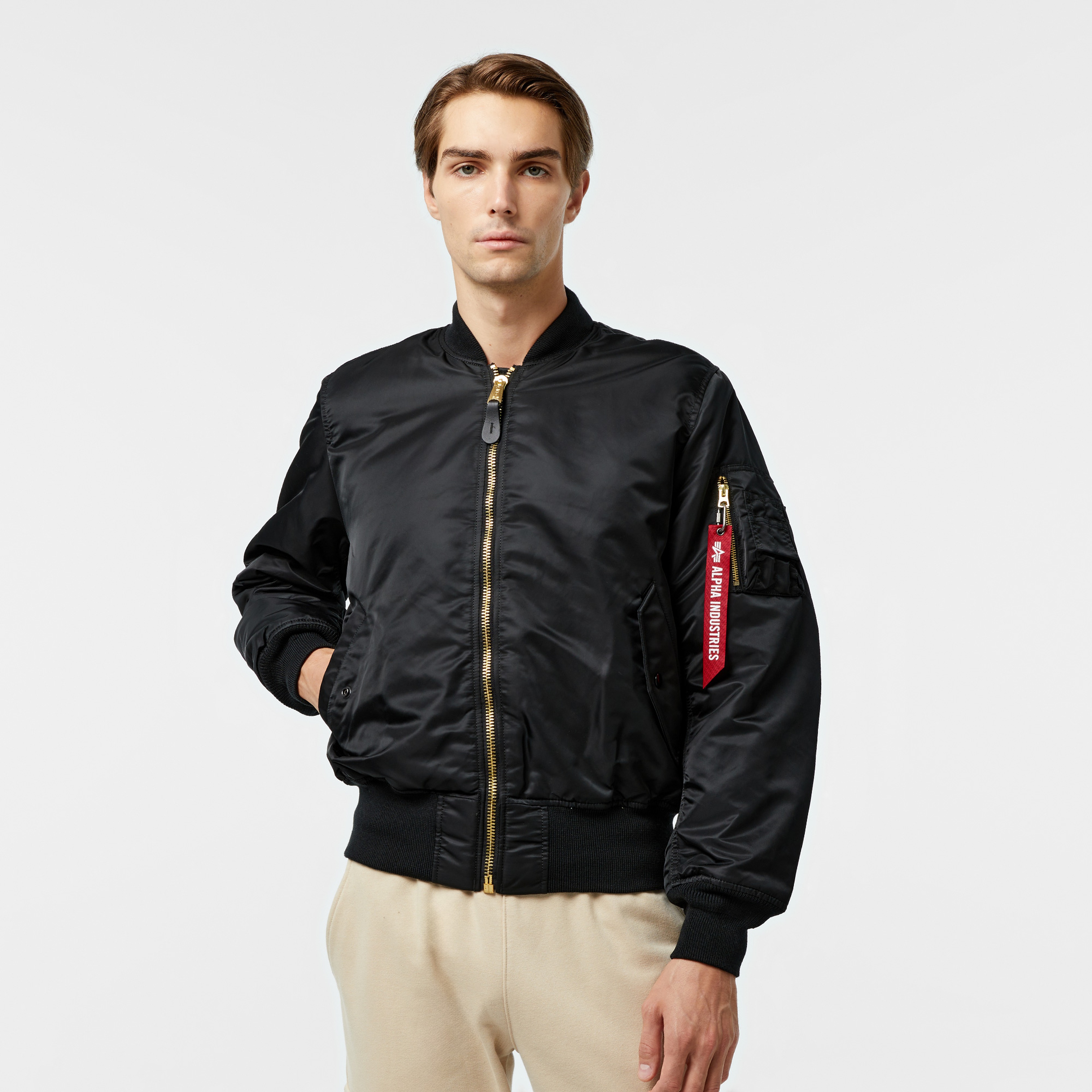 Alpha Industries MA-1 Blood Chit Erkek Siyah CeketMMJM21300C1