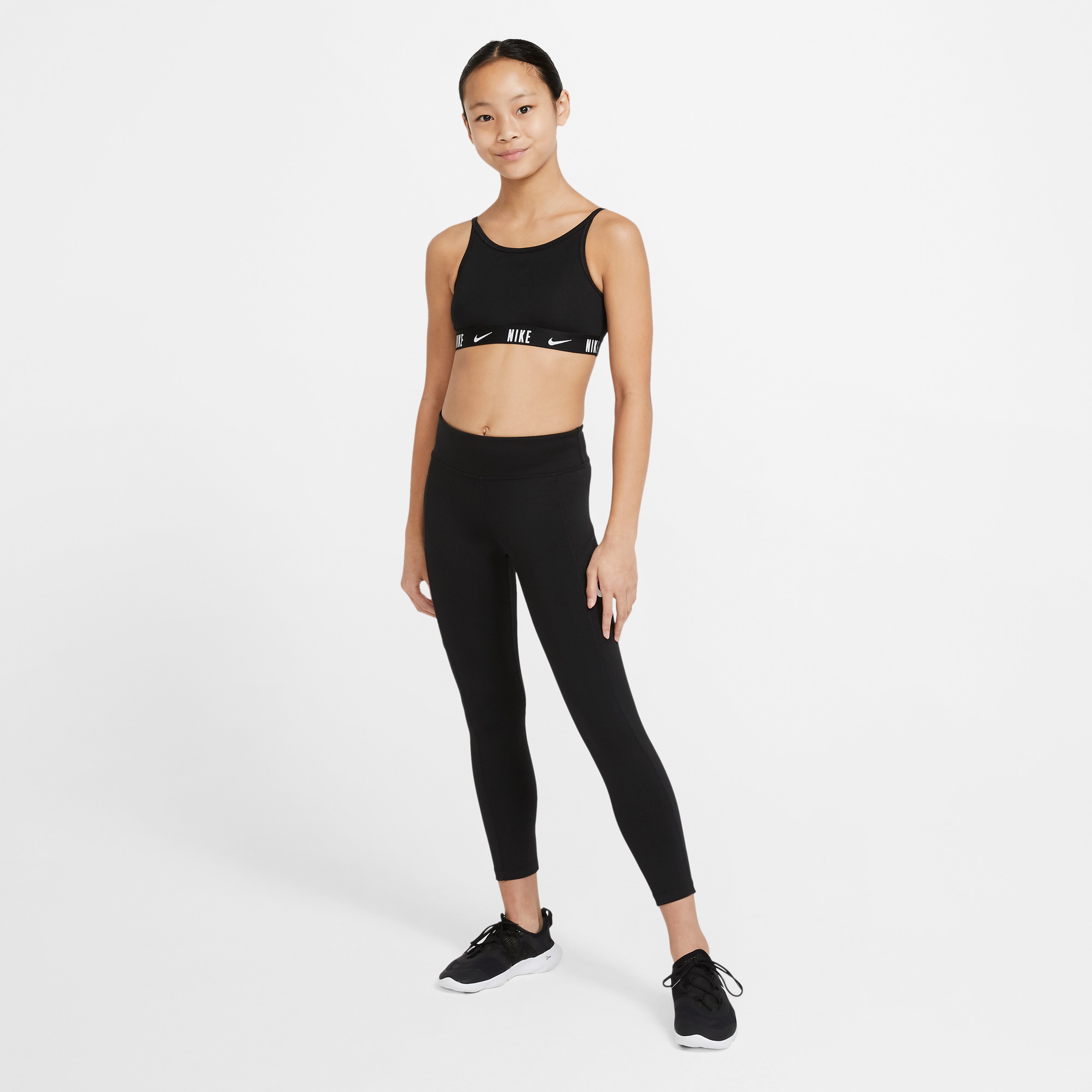 Nike Girls Trophy Çocuk Siyah Bra