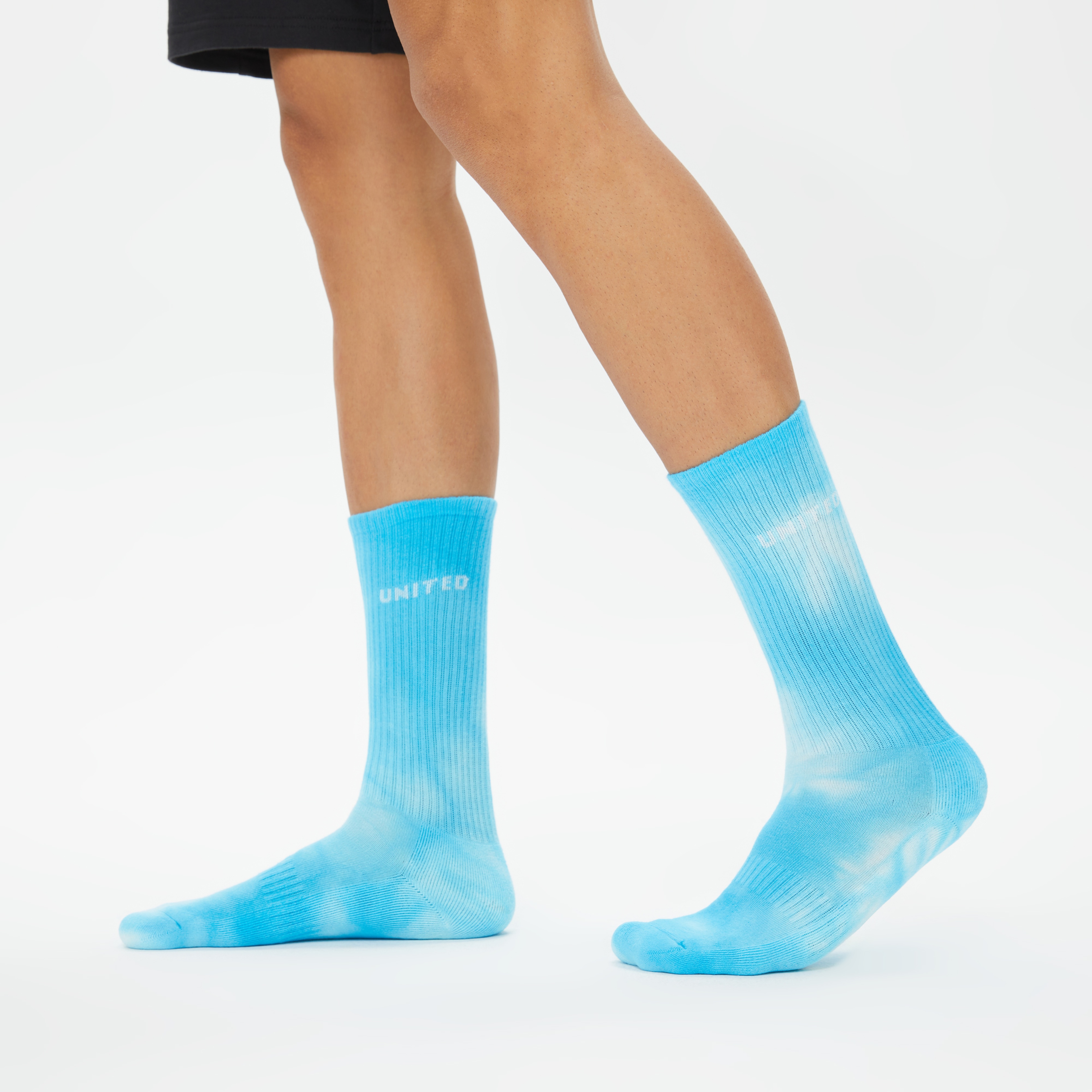 UNITED4 Street  Unisex Mavi/Turuncu 2'li Çorap