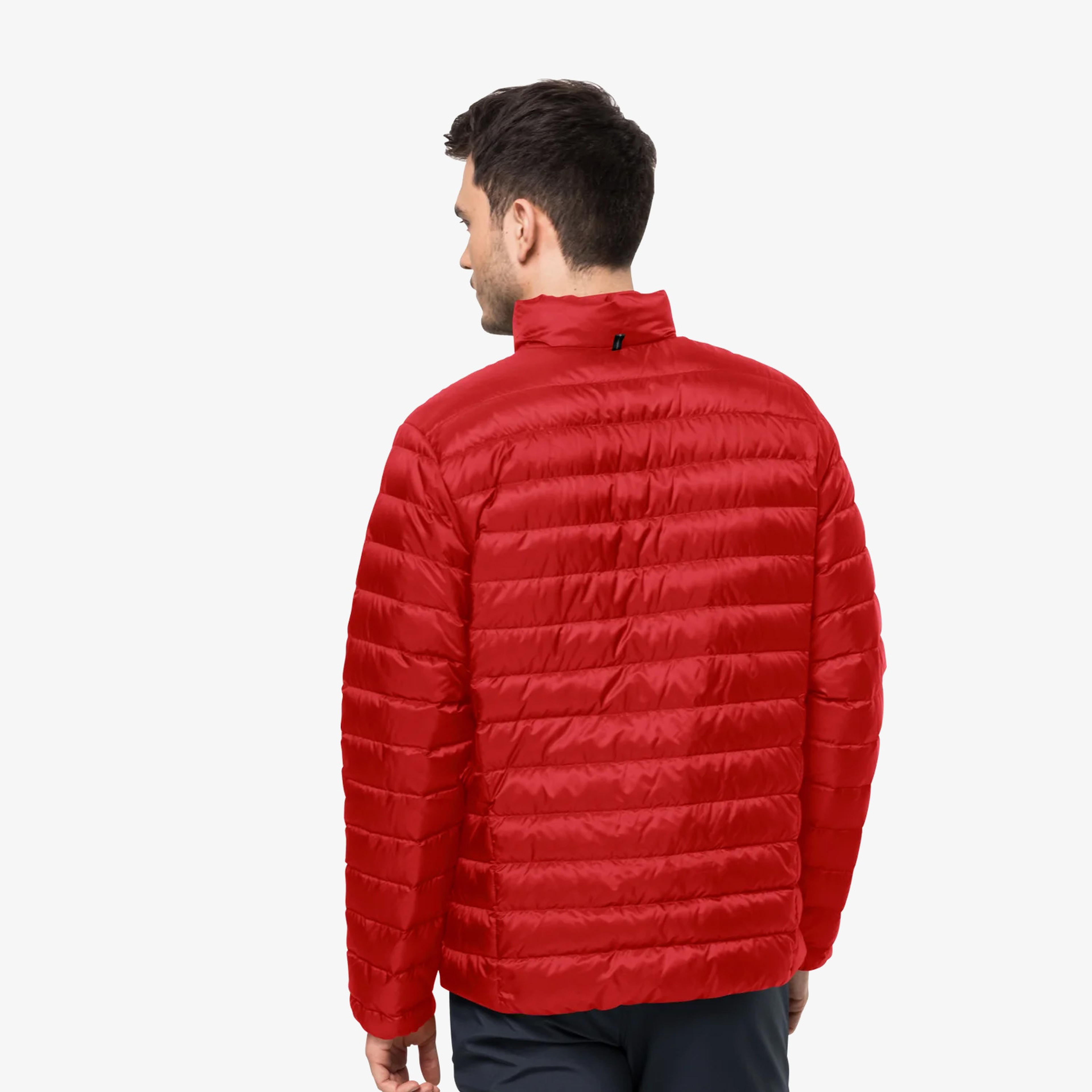 Jack Wolfskin Pack&Go Down Erkek  Kırmızı Mont