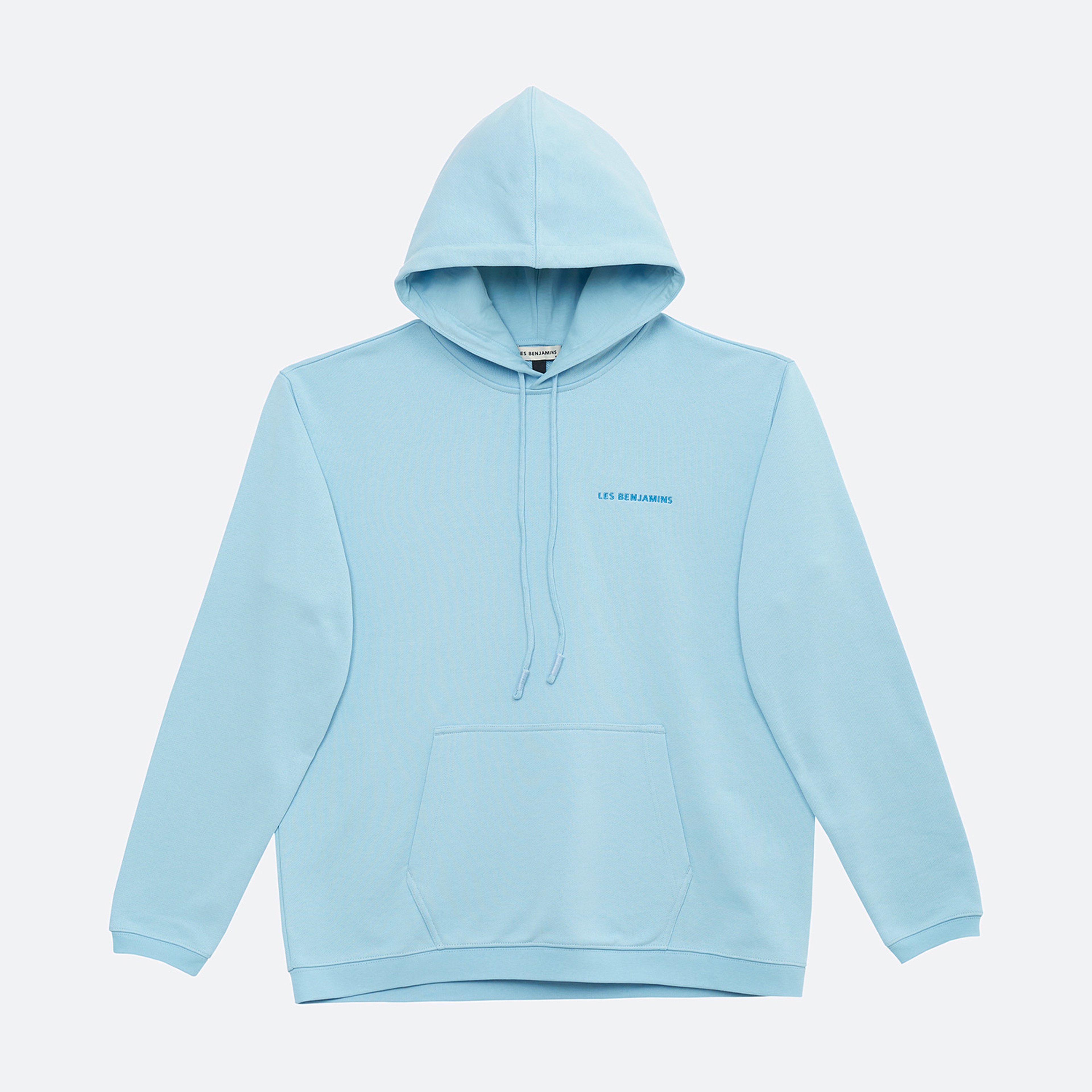 Les Benjamins Essentials Erkek Mavi Hoodie