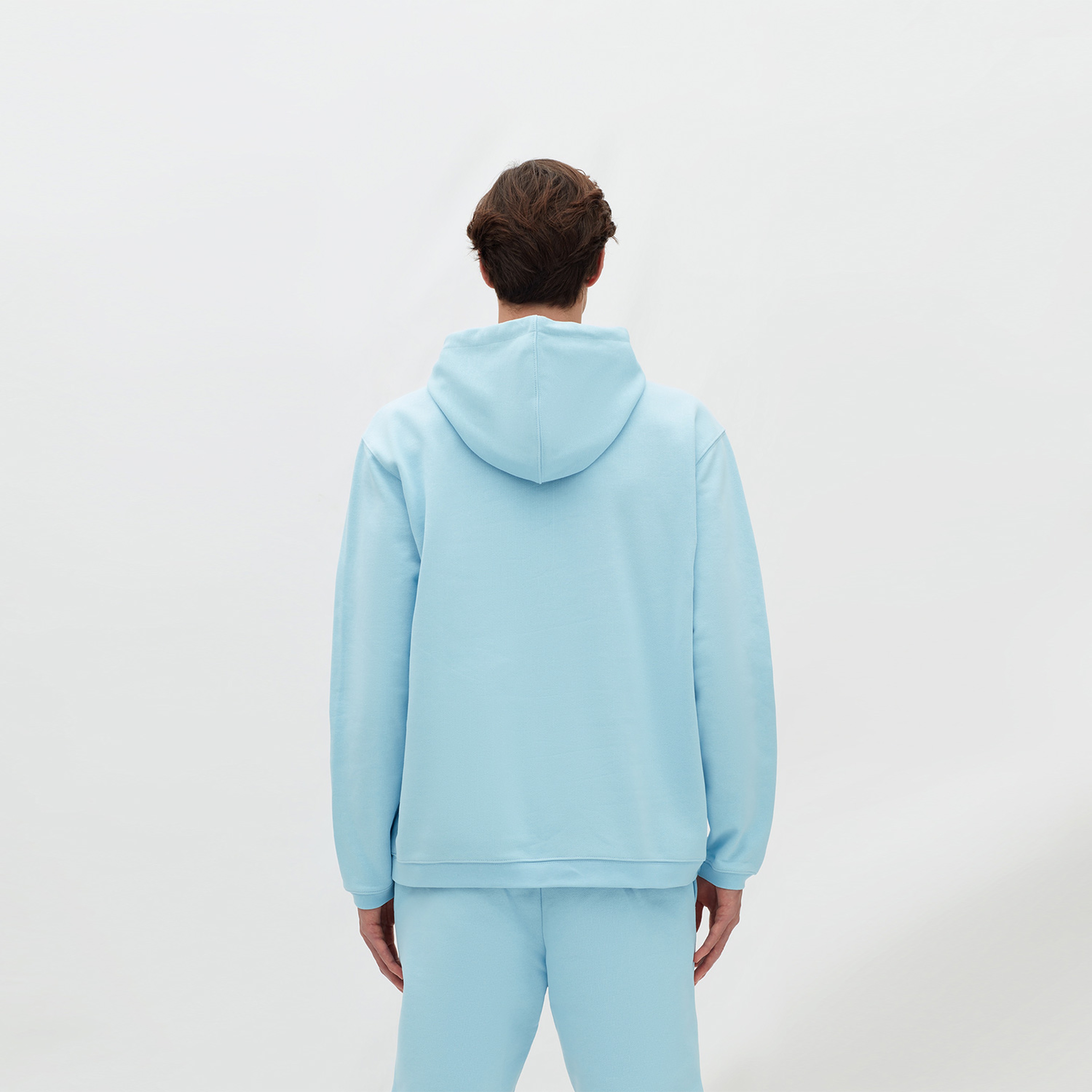 Les Benjamins Essentials Erkek Mavi Hoodie