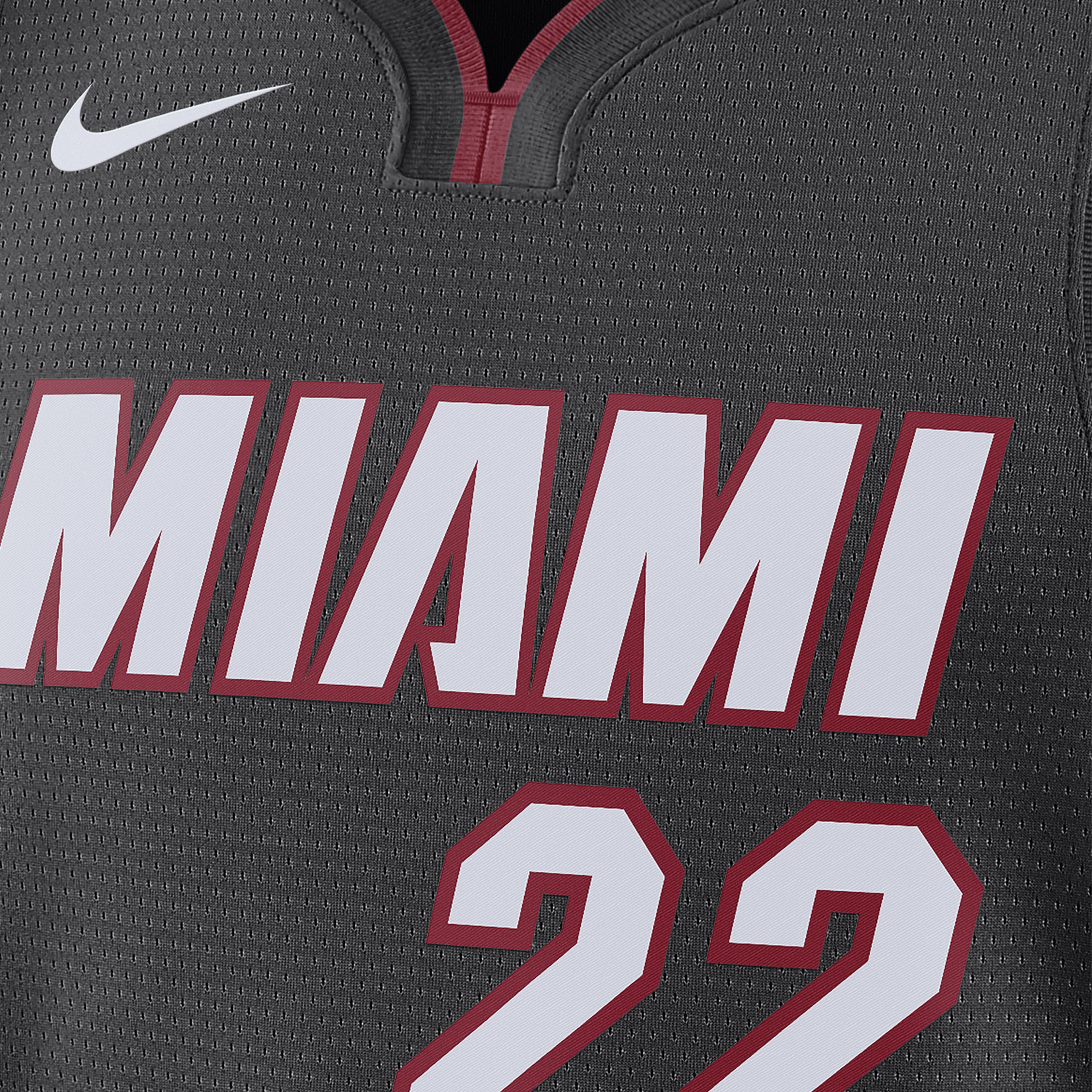 Nike Miami Heat Icon Erkek Siyah Basketbol Forması