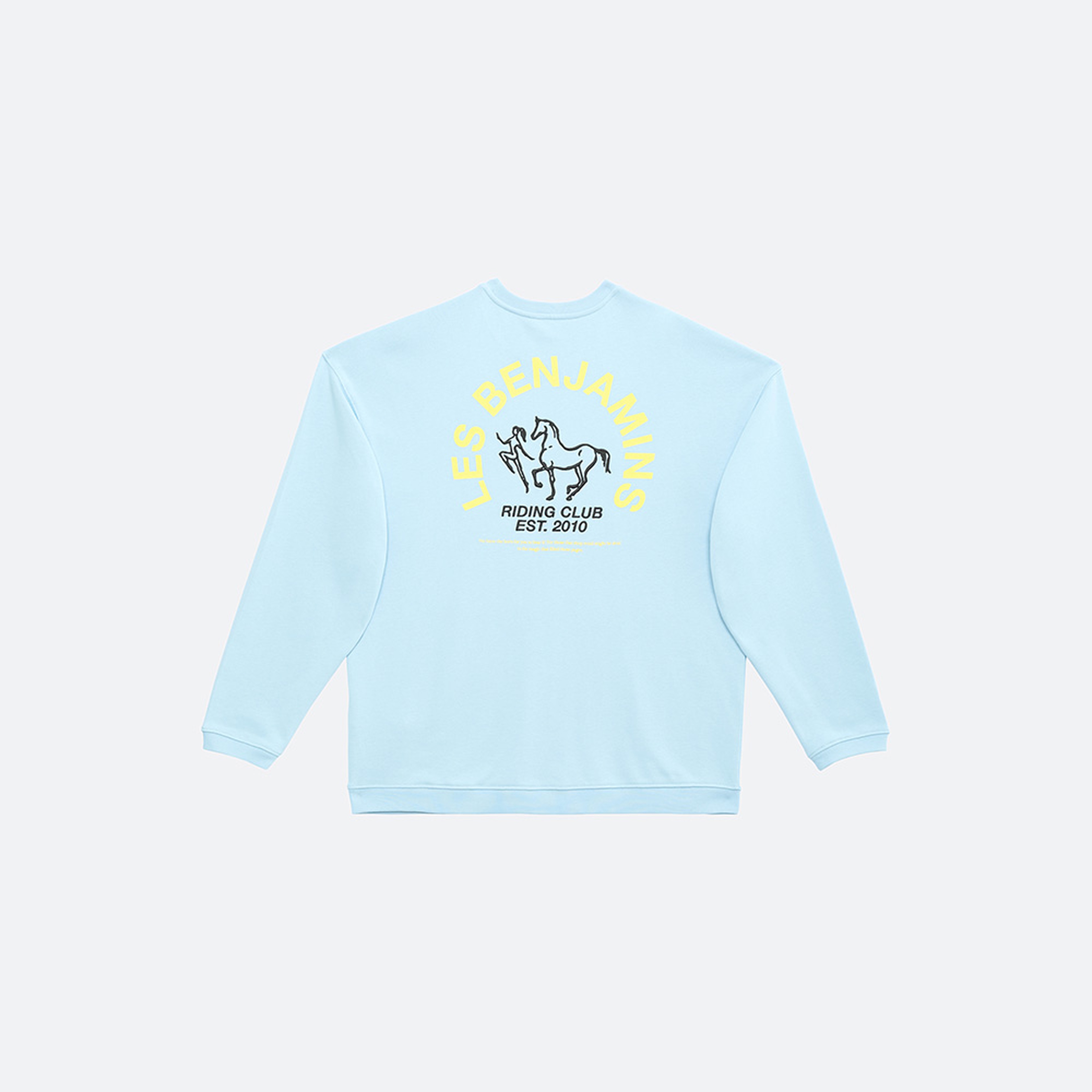 Les Benjamins Wholesale Exclusives Erkek Mavi Sweatshirt
