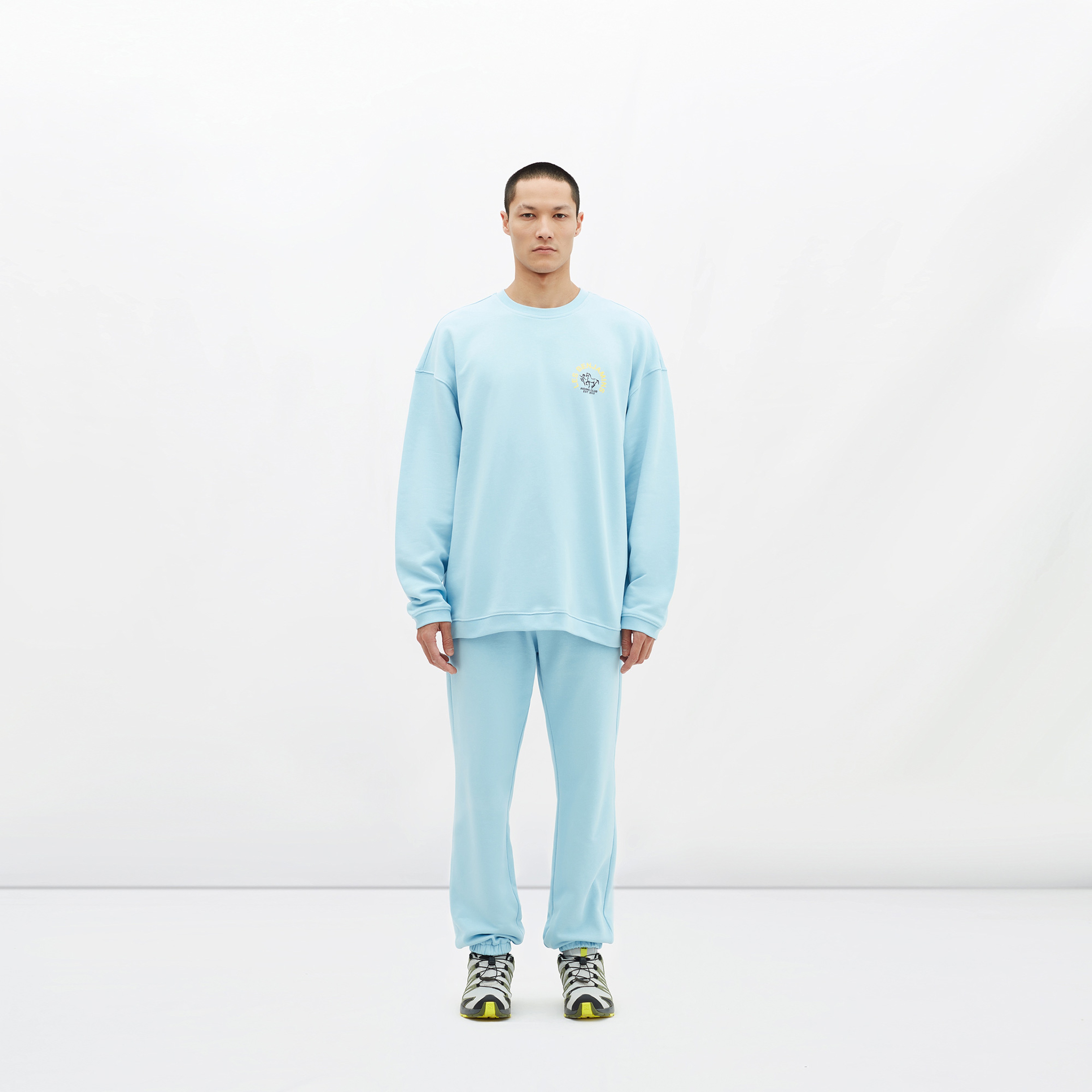 Les Benjamins Wholesale Exclusives Erkek Mavi Sweatshirt