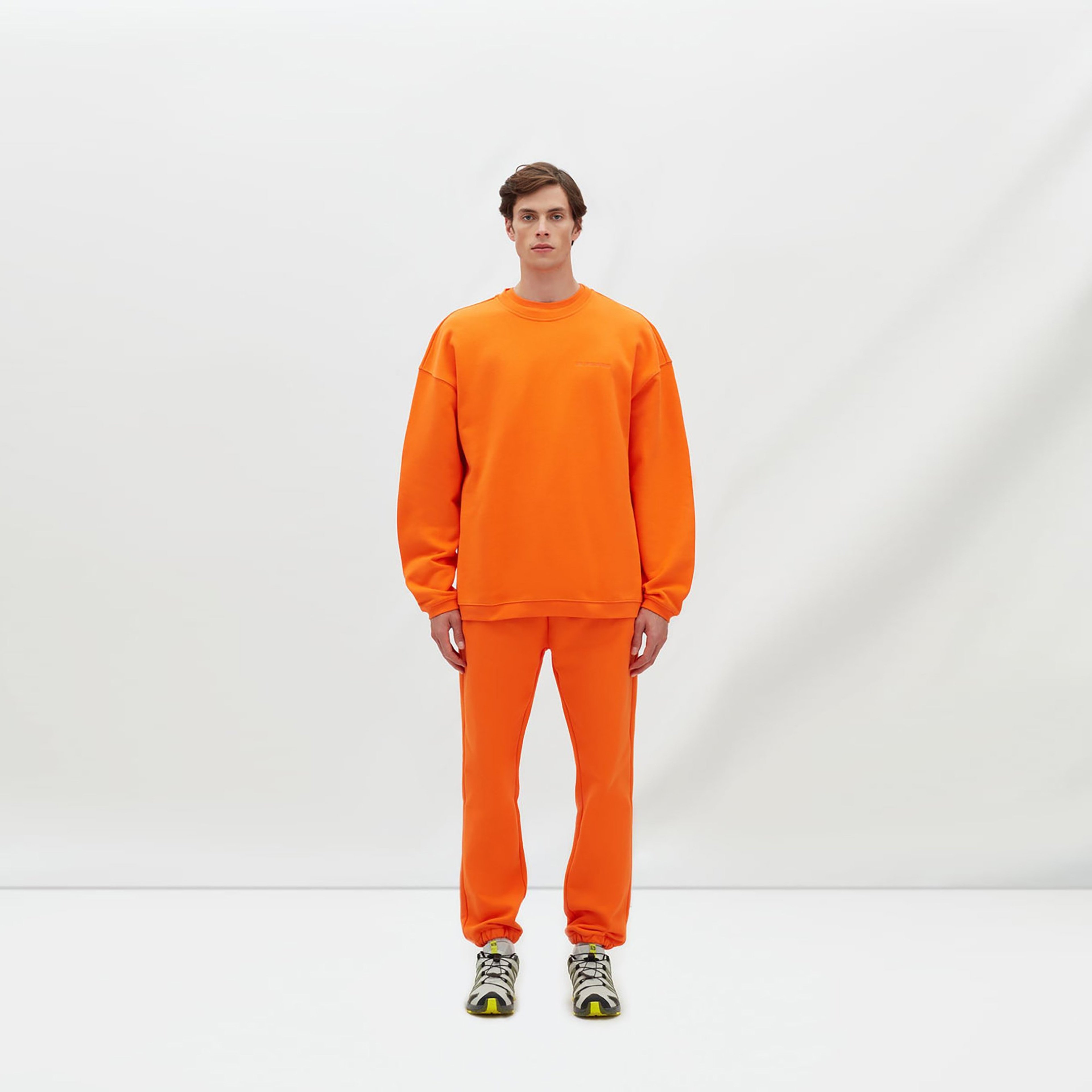 Les Benjamins Essentials Erkek Turuncu Sweatshirt