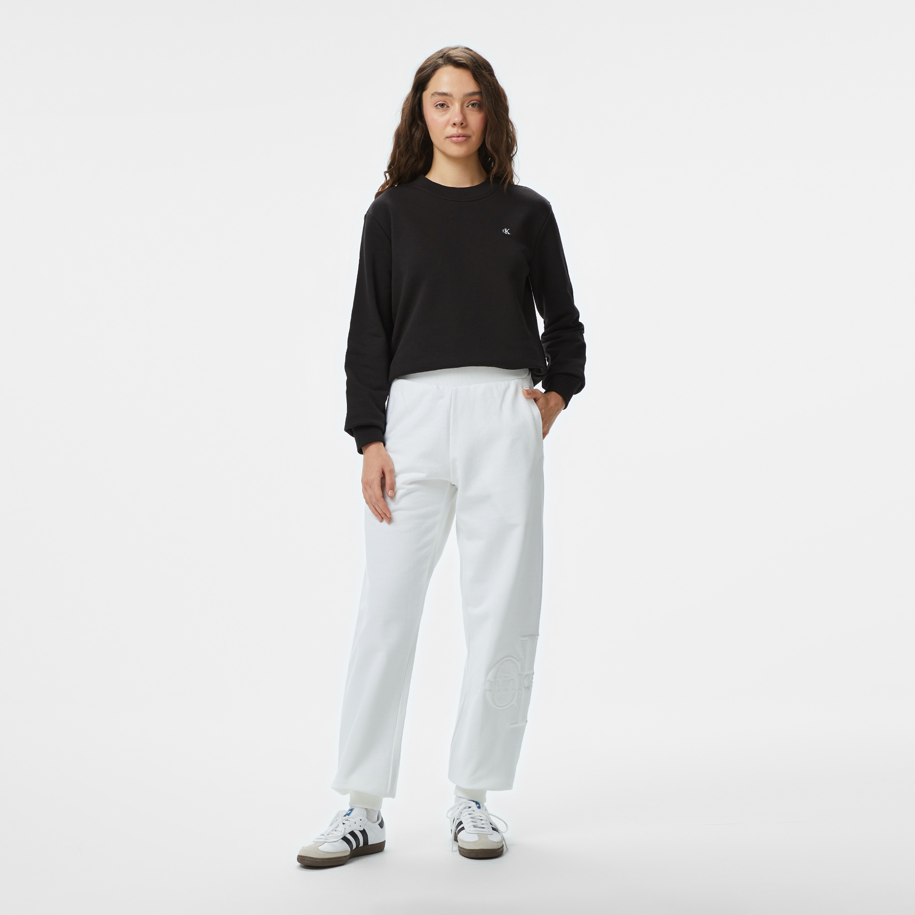 Calvin Klein Kadın Beyaz Eşofman Altı