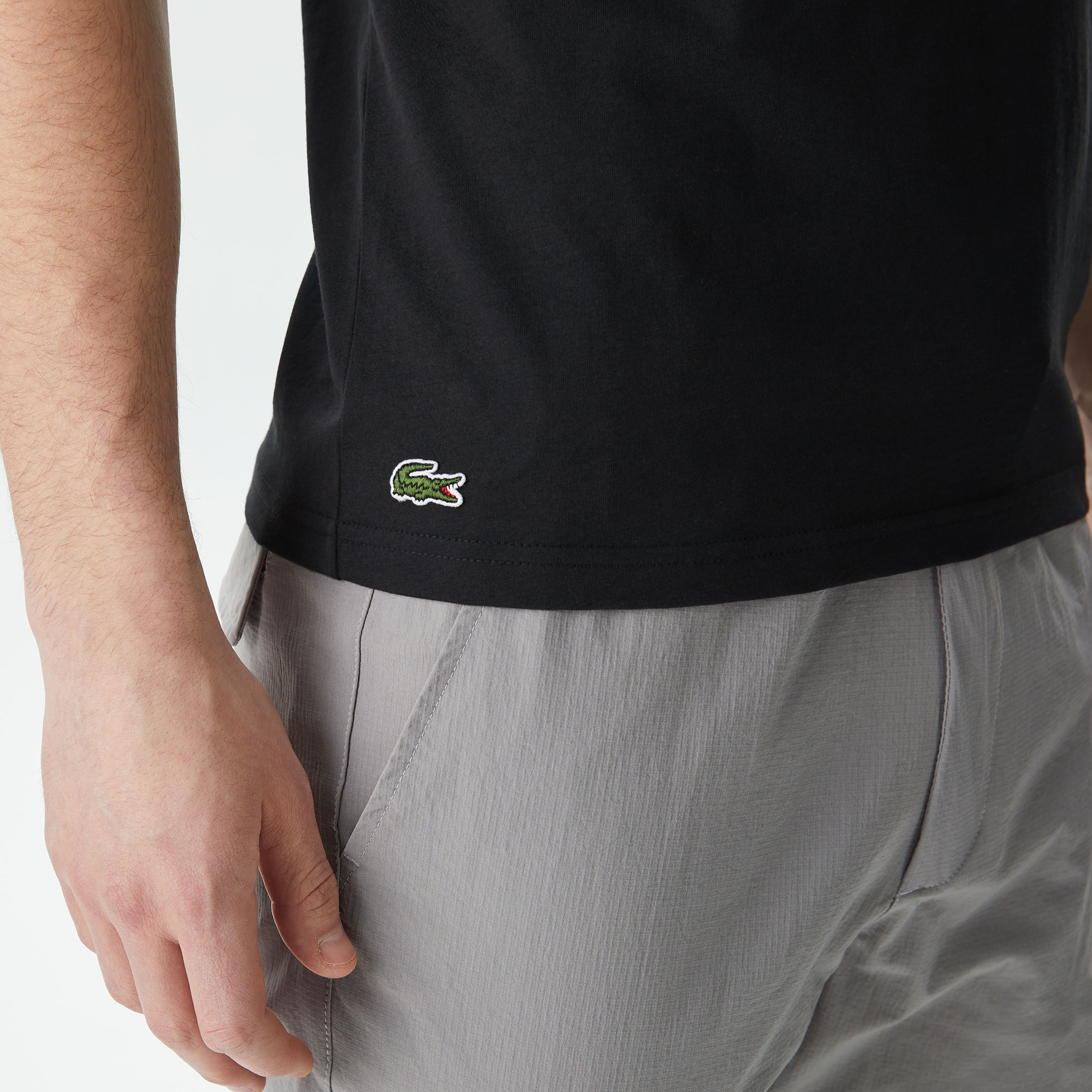 Lacoste Erkek Siyah T-Shirt