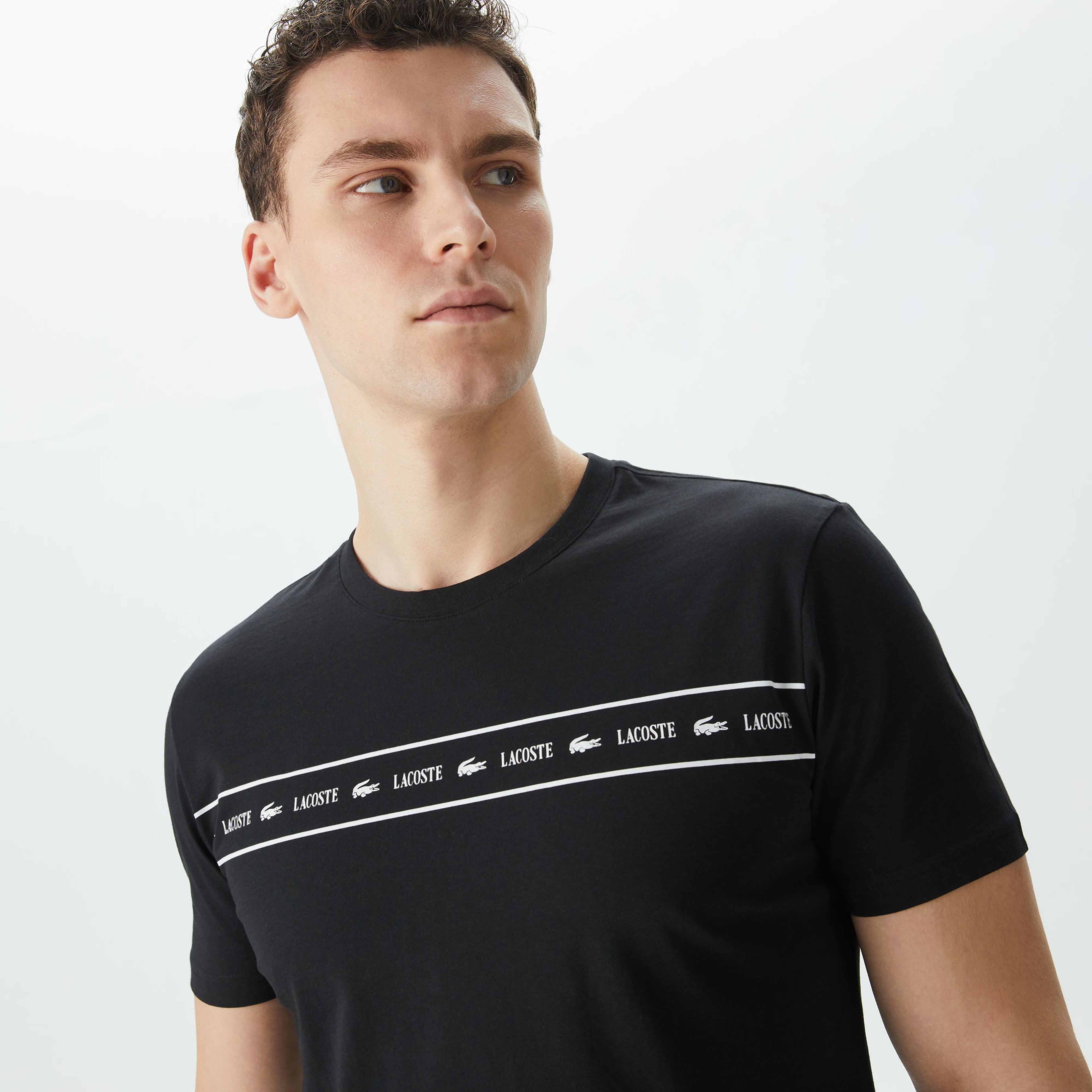 Lacoste Erkek Siyah T-Shirt