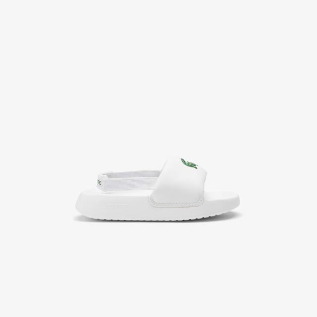 Lacoste Lacoste Croco 1.0 Çocuk Beyaz Terlik Sandalet & Terlik | Occasion Beyaz - 2. görsel