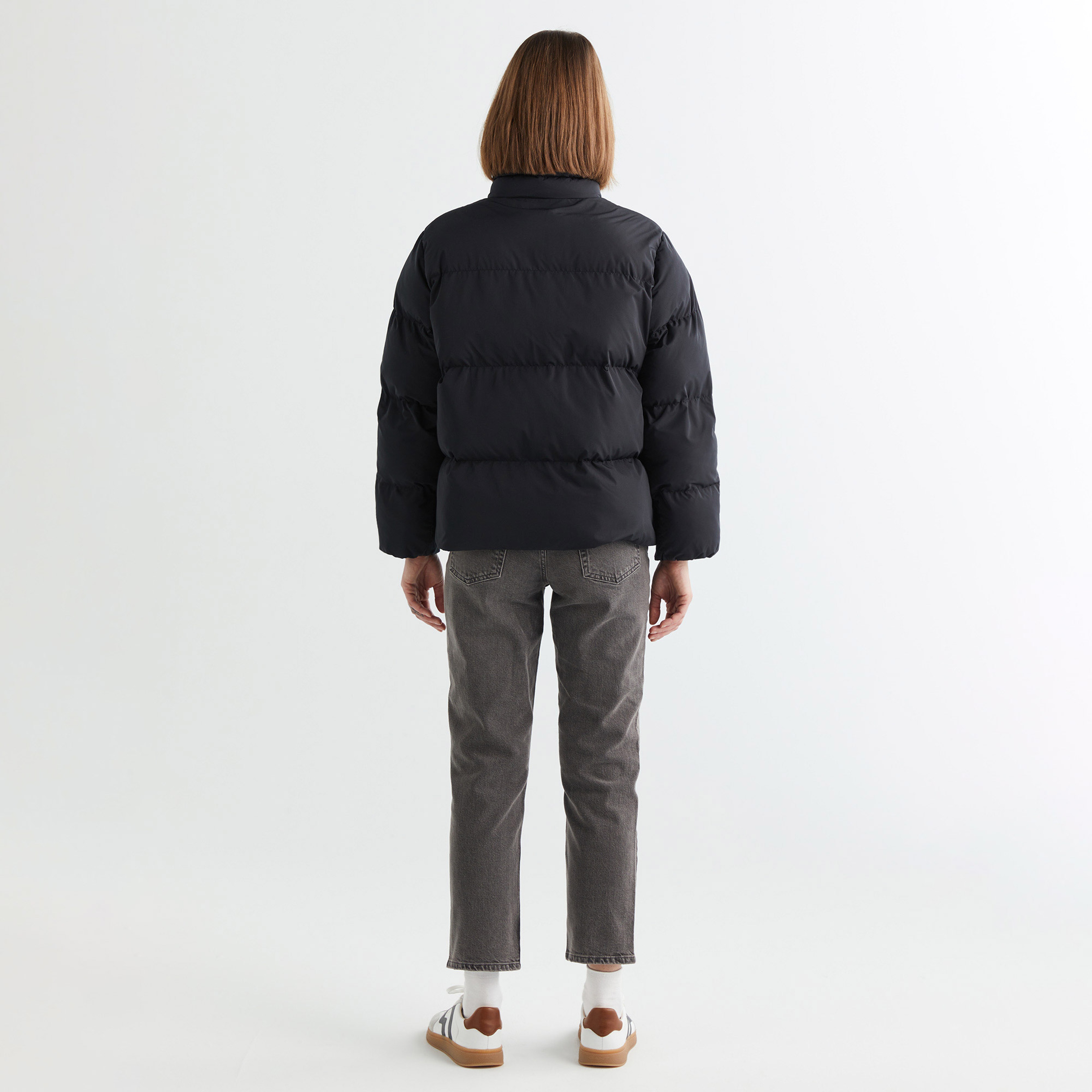 GANT Kadın Siyah Dik Yaka Mont