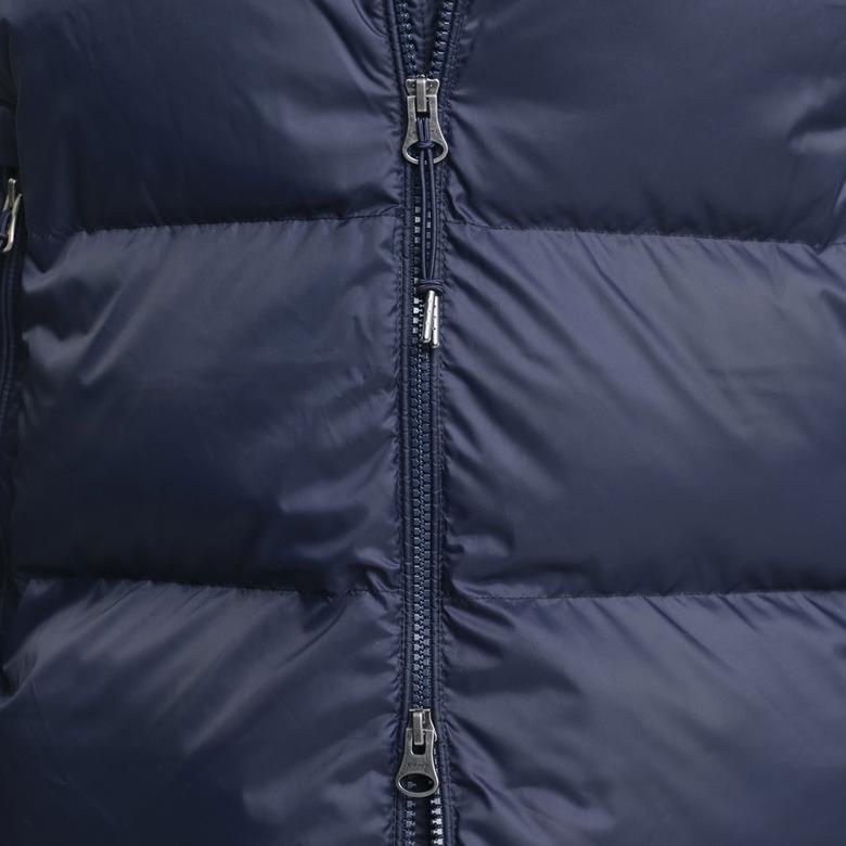 GANT Erkek Lacivert Kapüşonlu Mont