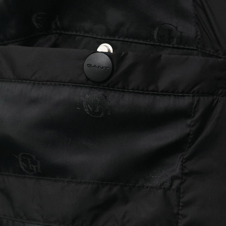 GANT Kadın Siyah Relaxed Fit Kapüşonlu Mont