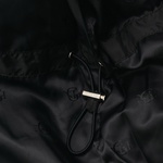 GANT Kadın Siyah Relaxed Fit Kapüşonlu Mont