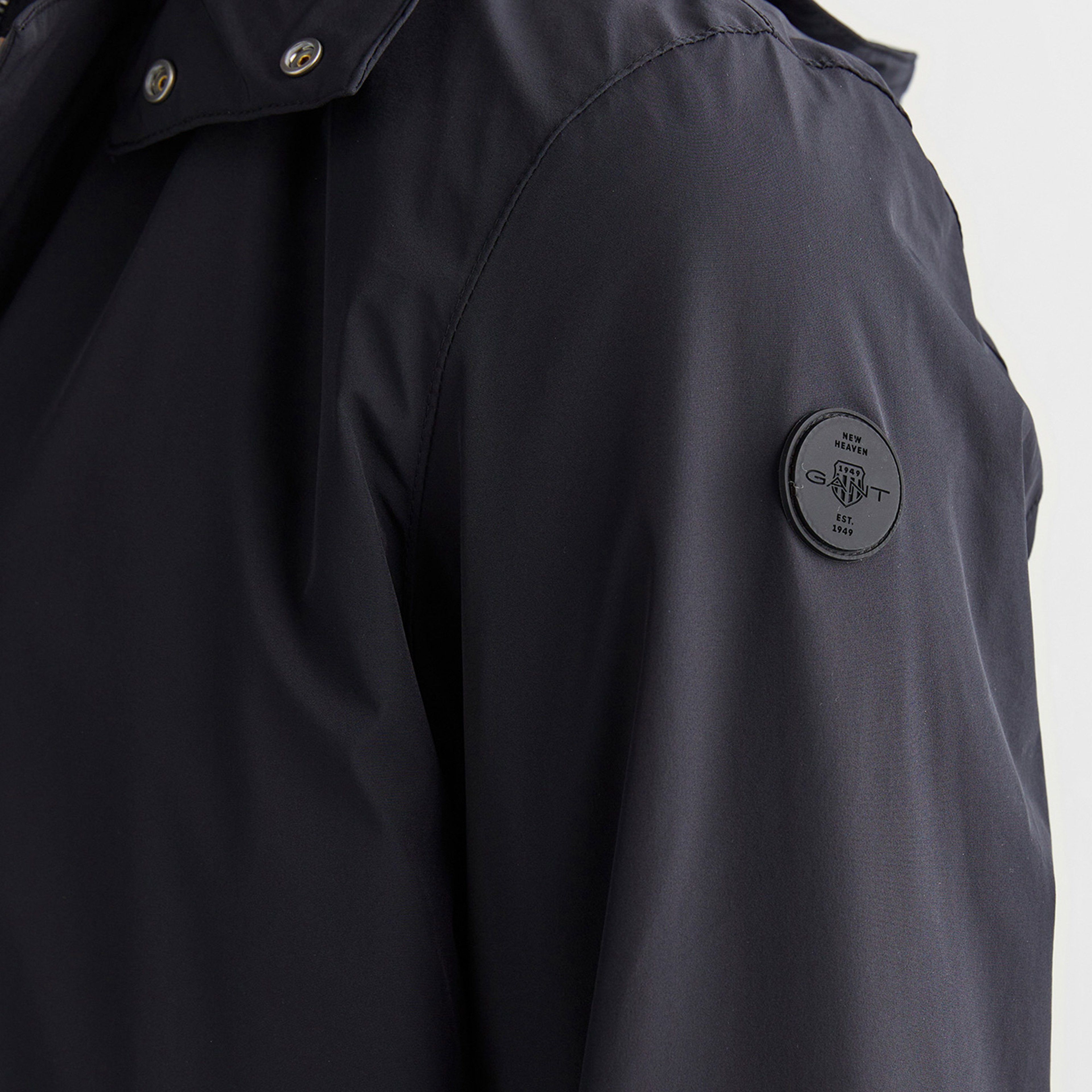 Gant Erkek Siyah Kapüşonlu Mont