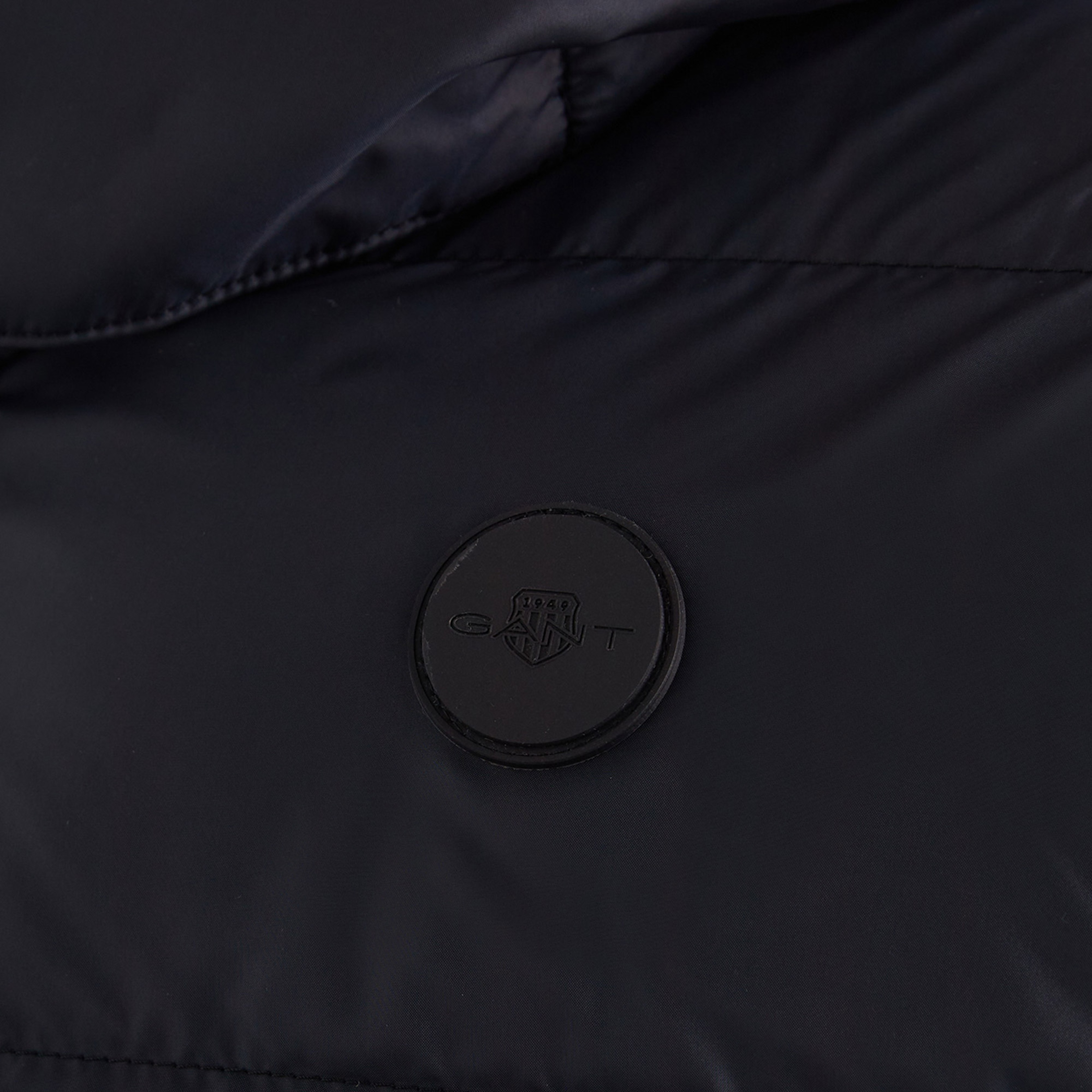 GANT Erkek Siyah Regular Fit Kapüşonlu Yelek