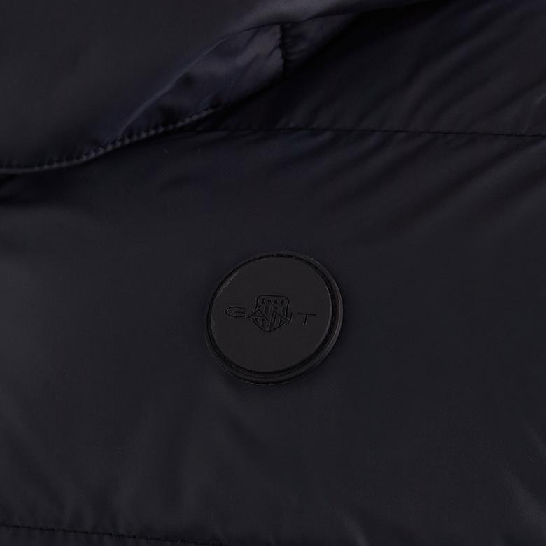 GANT Erkek Siyah Regular Fit Kapüşonlu Yelek