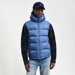 GANT Erkek Mavi Regular Fit Kapüşonlu Yelek