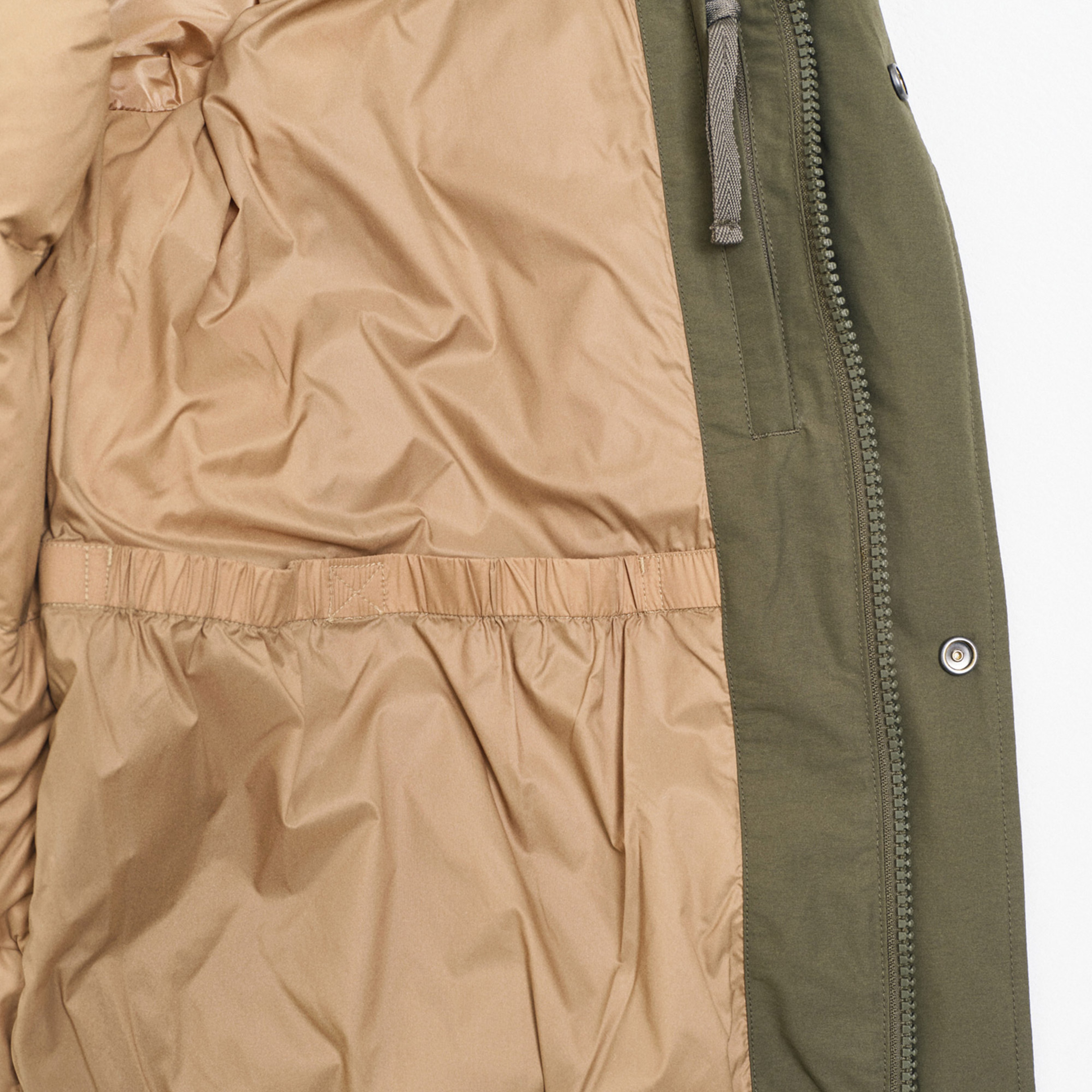 Gant Erkek Yeşil Kapüşonlu Kaz Tüyü Mont