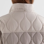 GANT Kadın Bej Kapüşonlu Kapitone Mont