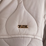 GANT Kadın Bej Kapüşonlu Kapitone Mont