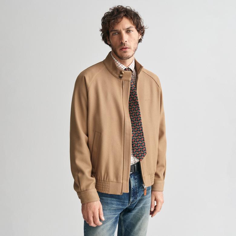 GANT Erkek Kahverengi Dik Yaka Ceket