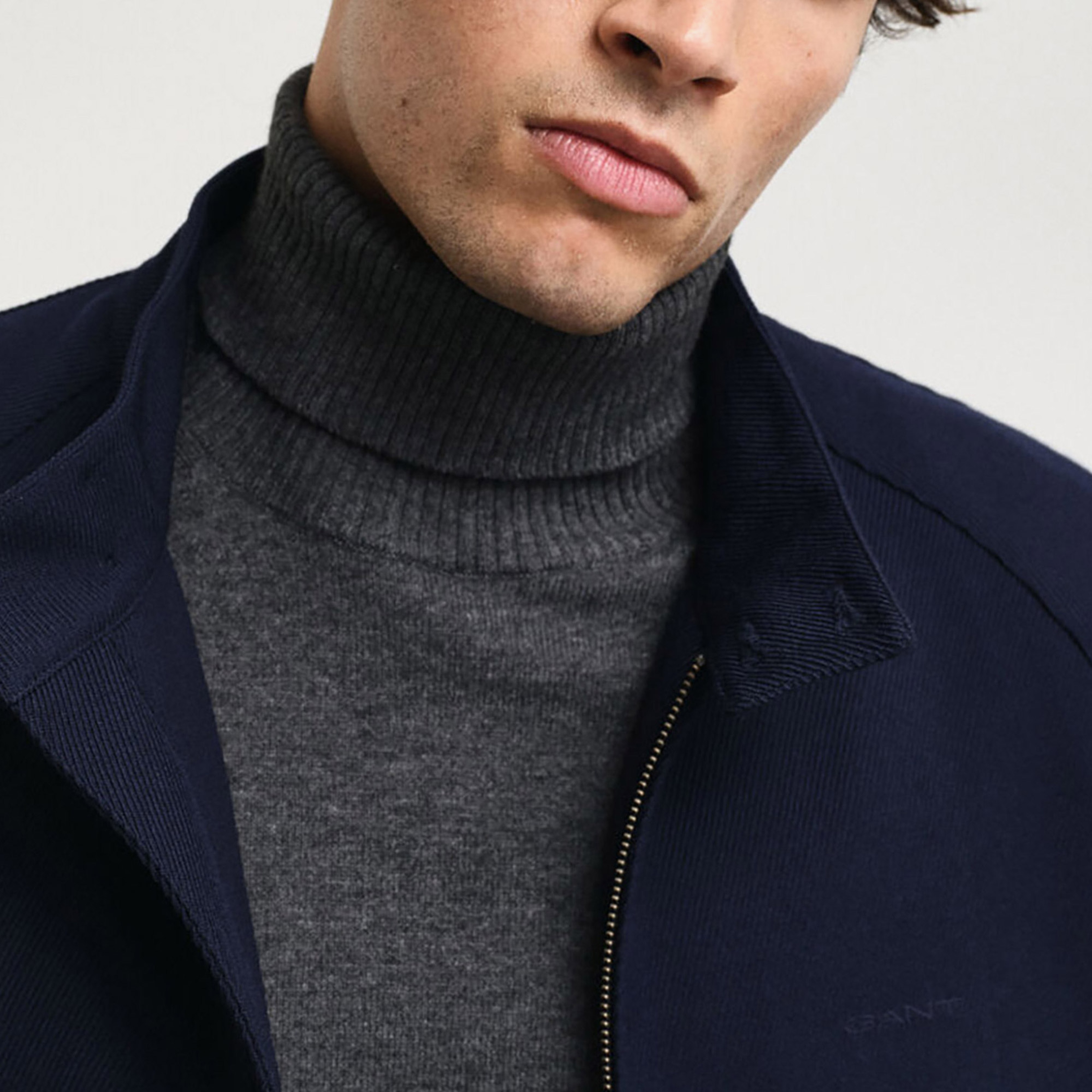 GANT Erkek Lacivert Dik Yaka Ceket