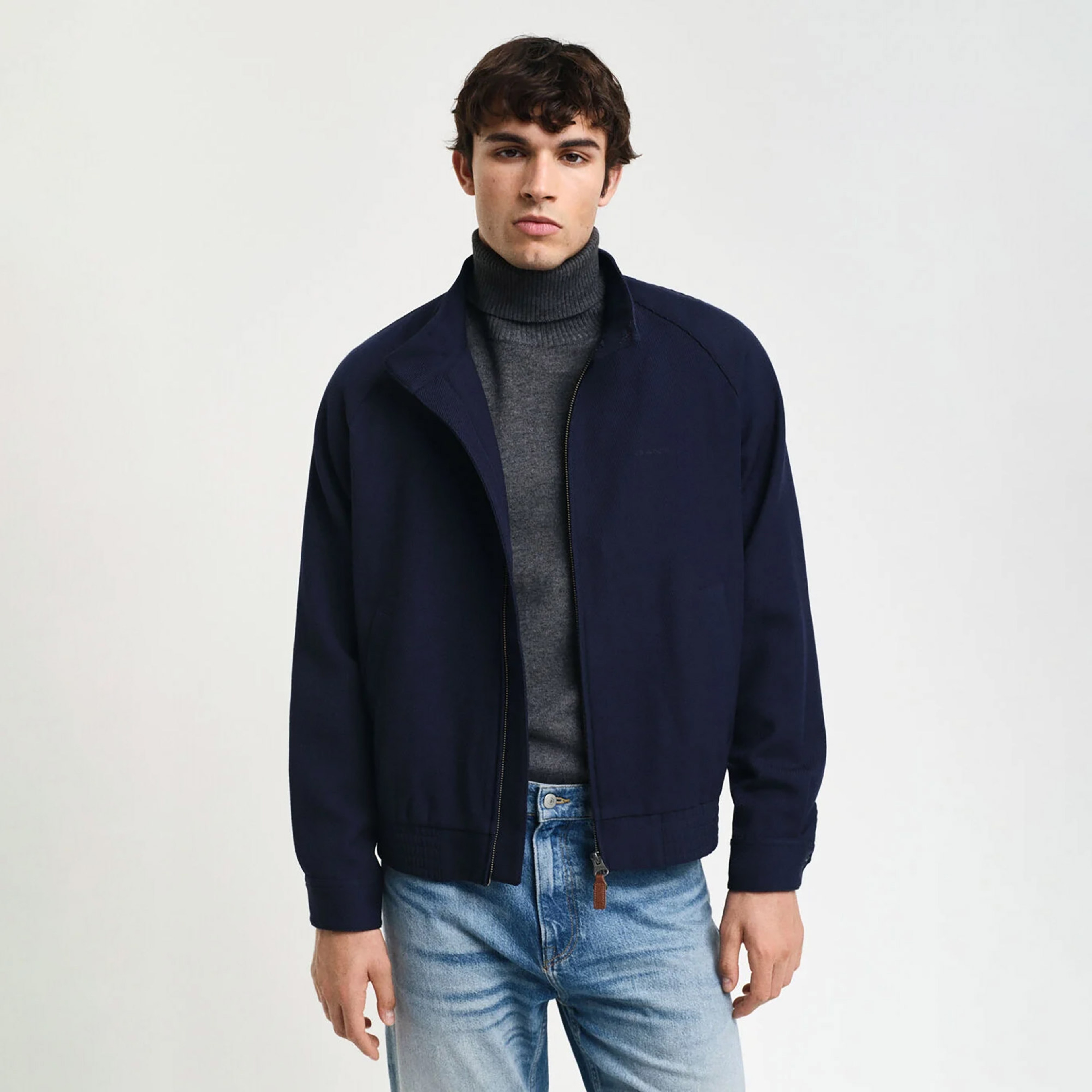 GANT Erkek Lacivert Dik Yaka Ceket