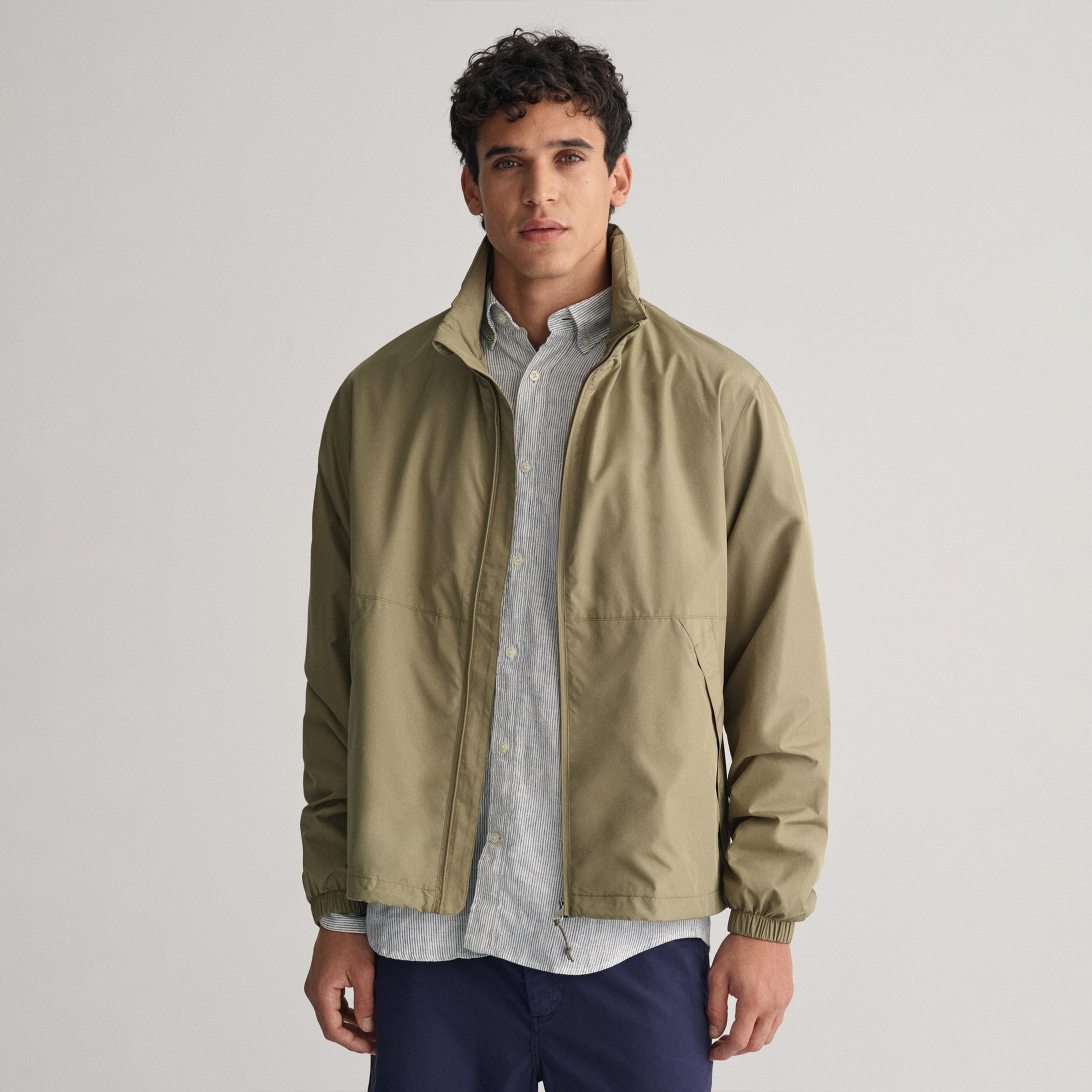 GANT Erkek Yeşil Kapüşonlu Rüzgarlık