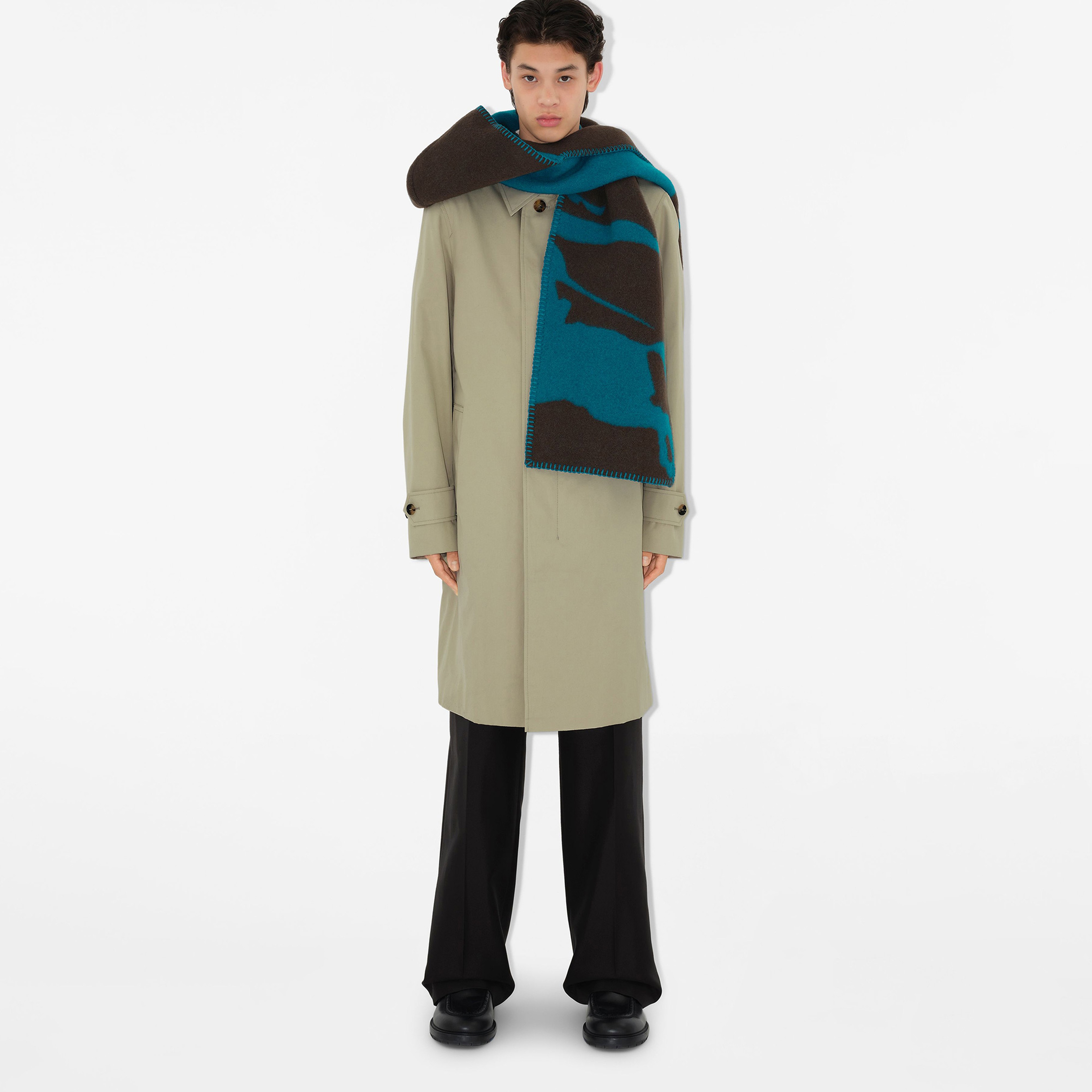 Burberry Kadın Mavi Atkı