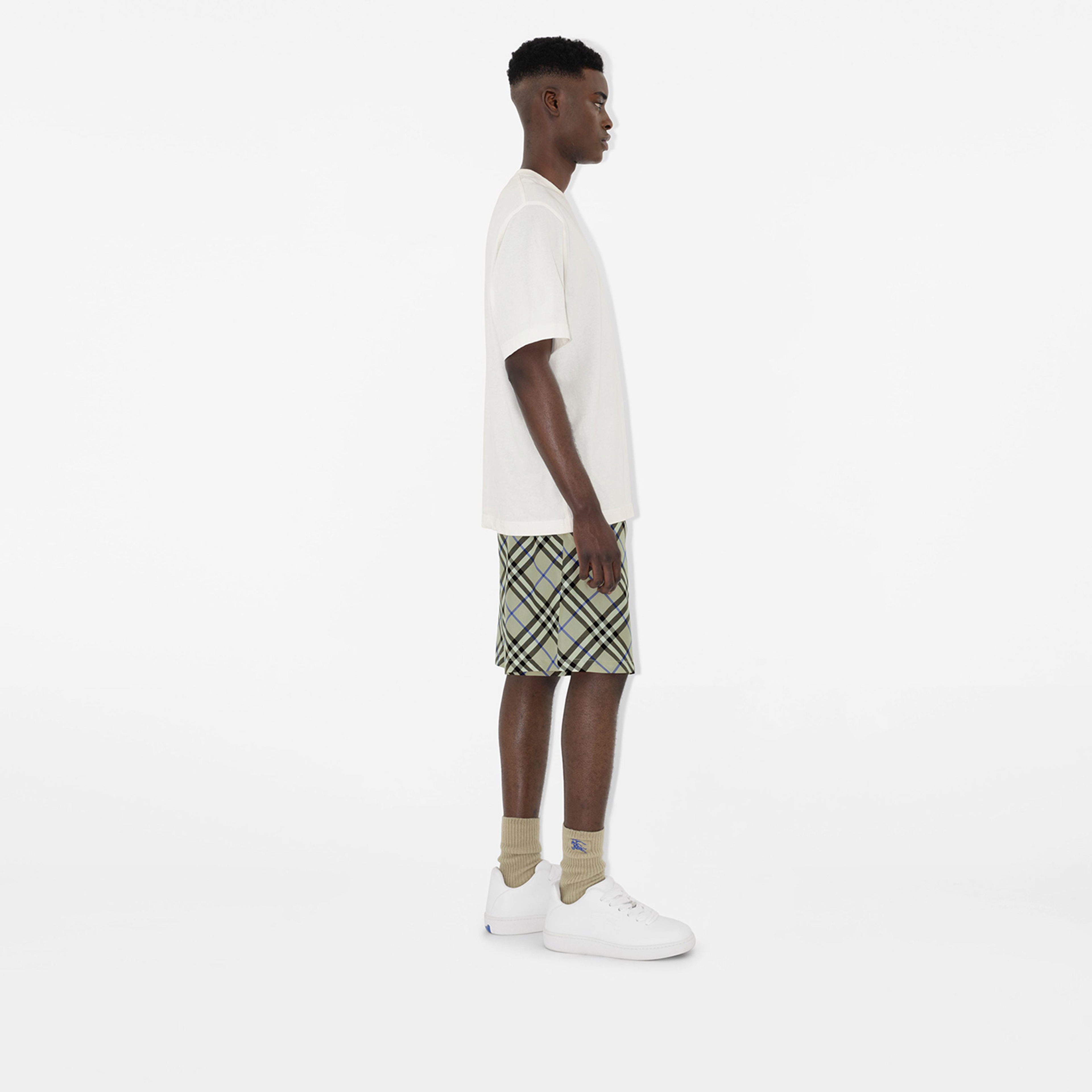 Burberry Erkek Beyaz Ayakkabı