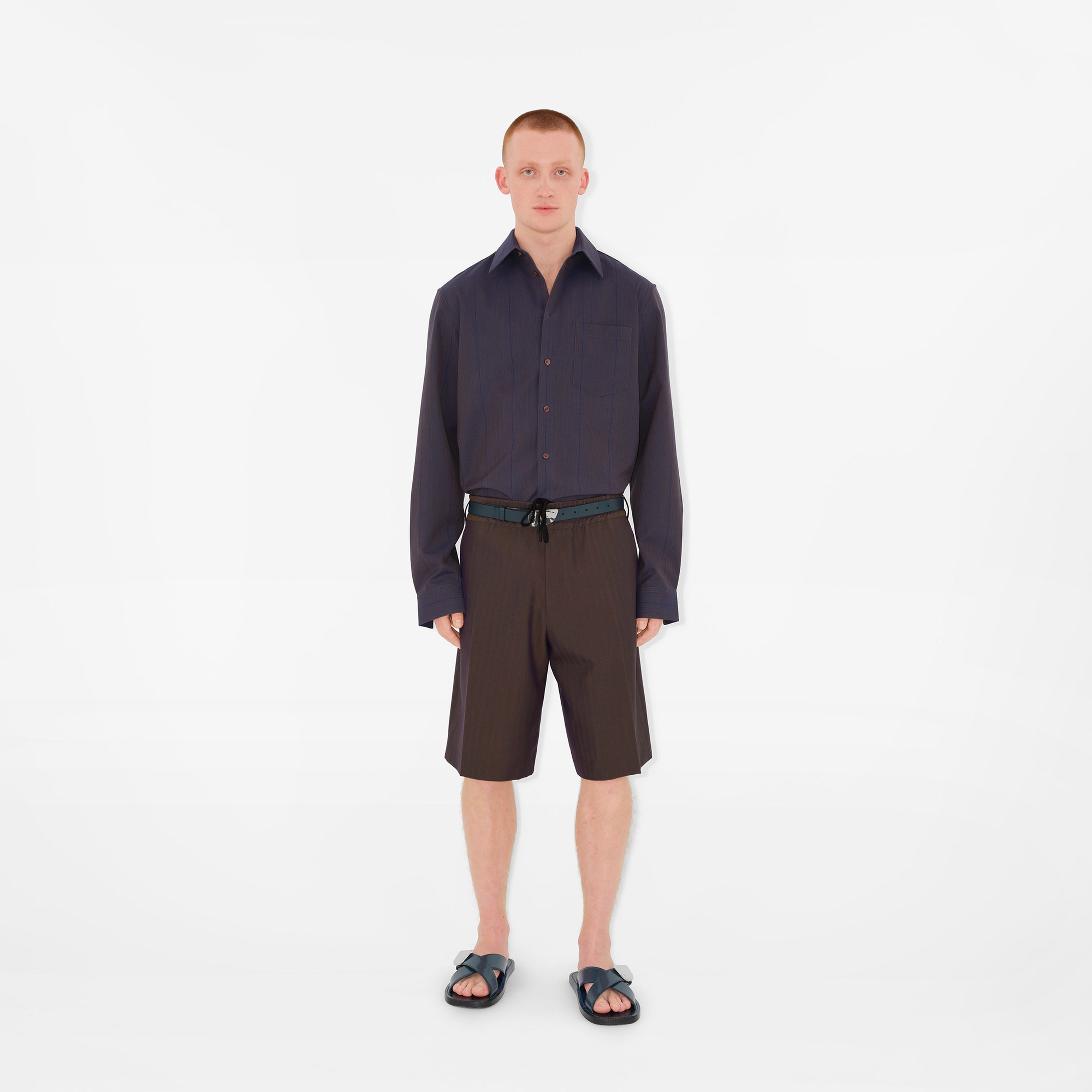 Burberry Erkek Mavi Ayakkabı