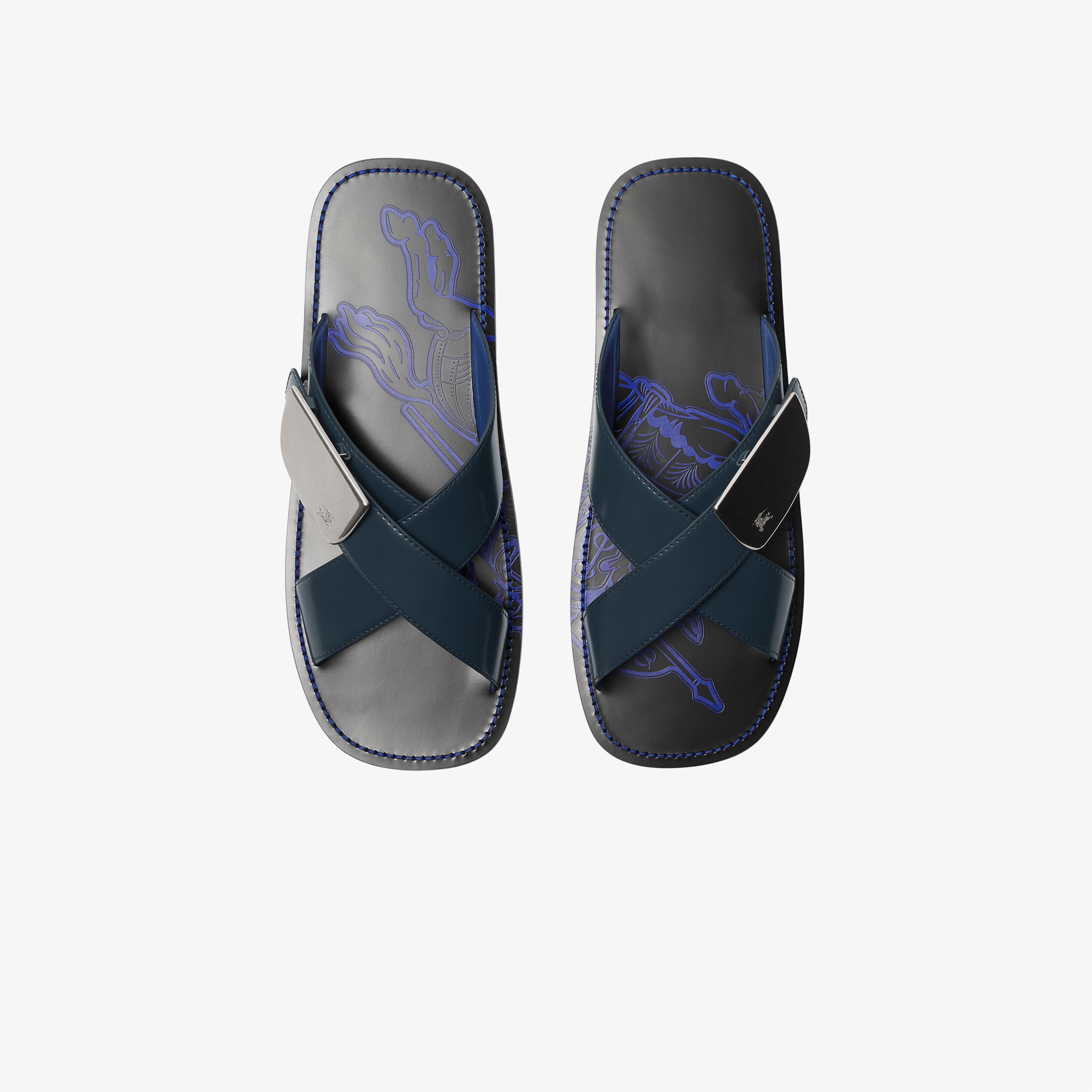 Burberry Erkek Mavi Ayakkabı