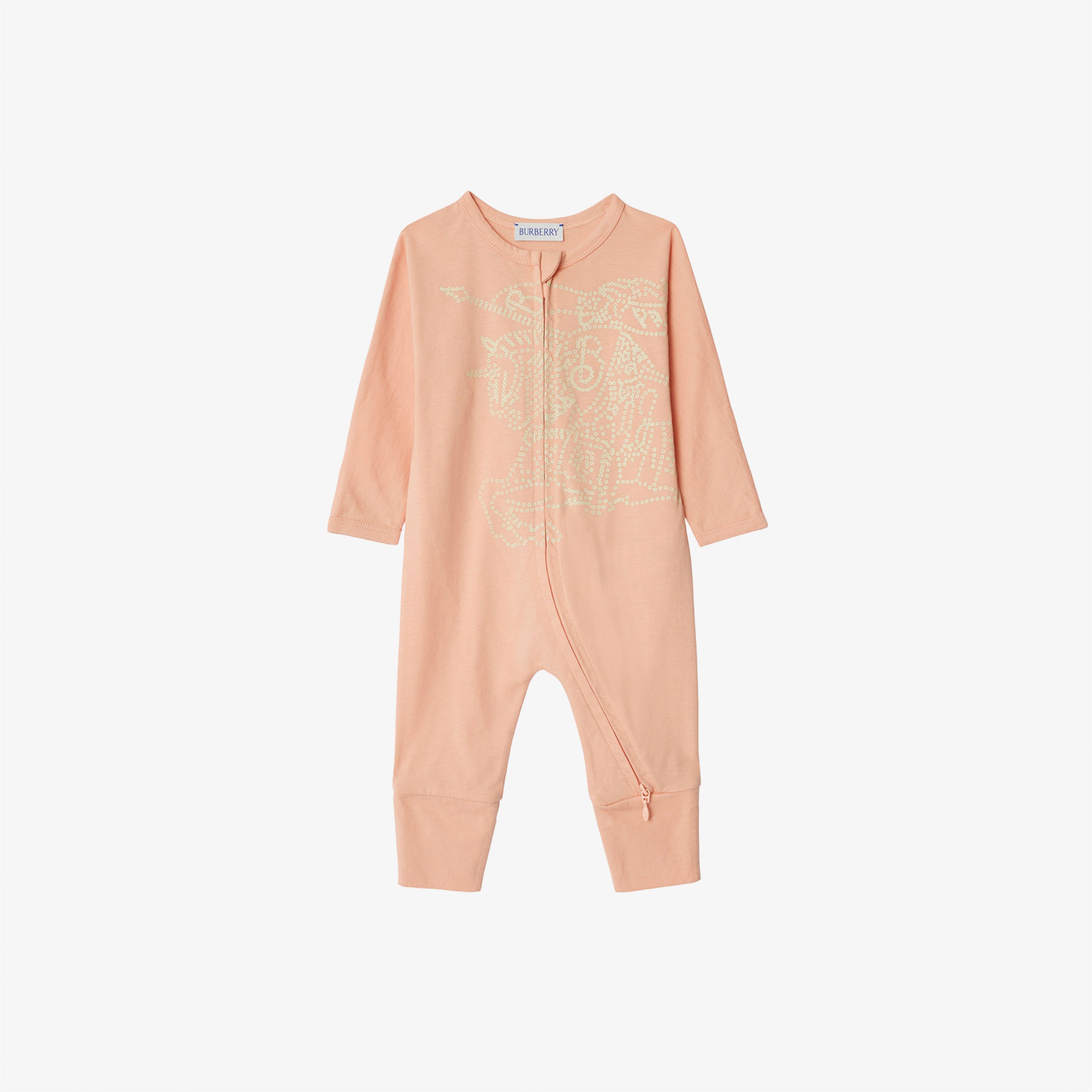 Burberry Çocuk Turuncu Bebek Seti
