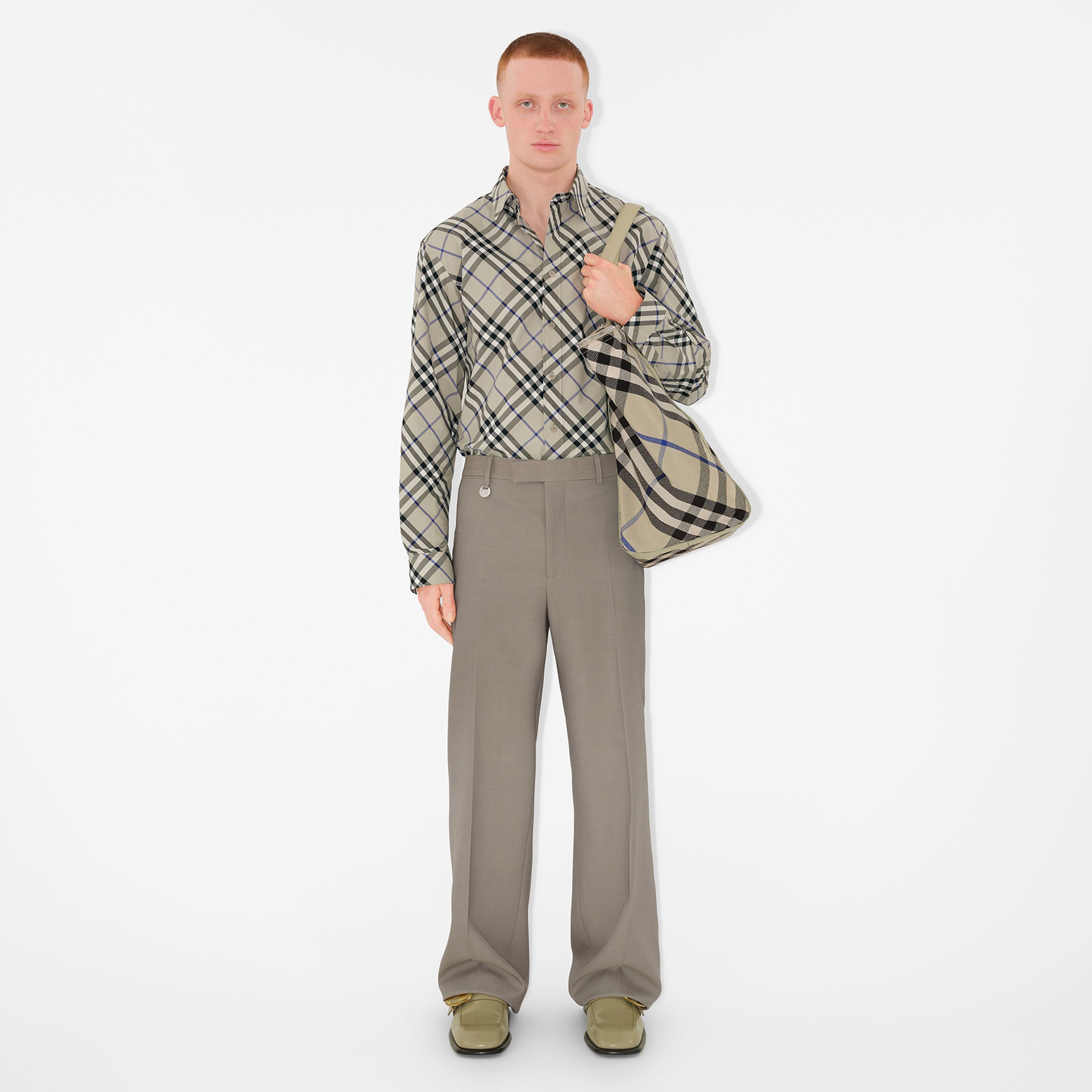 Burberry Erkek Yeşil Çanta