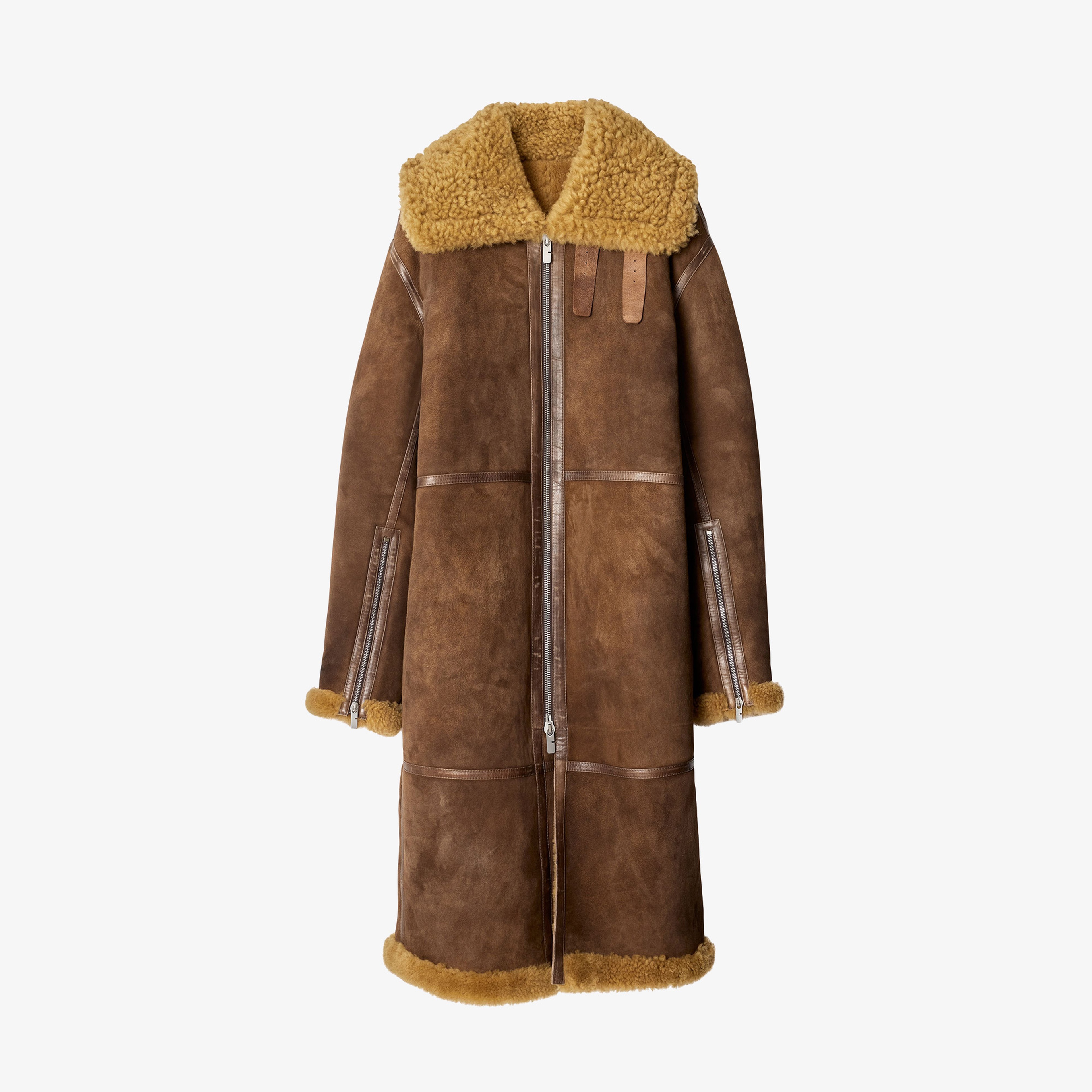 Burberry Kadın Yeşil Deri Mont