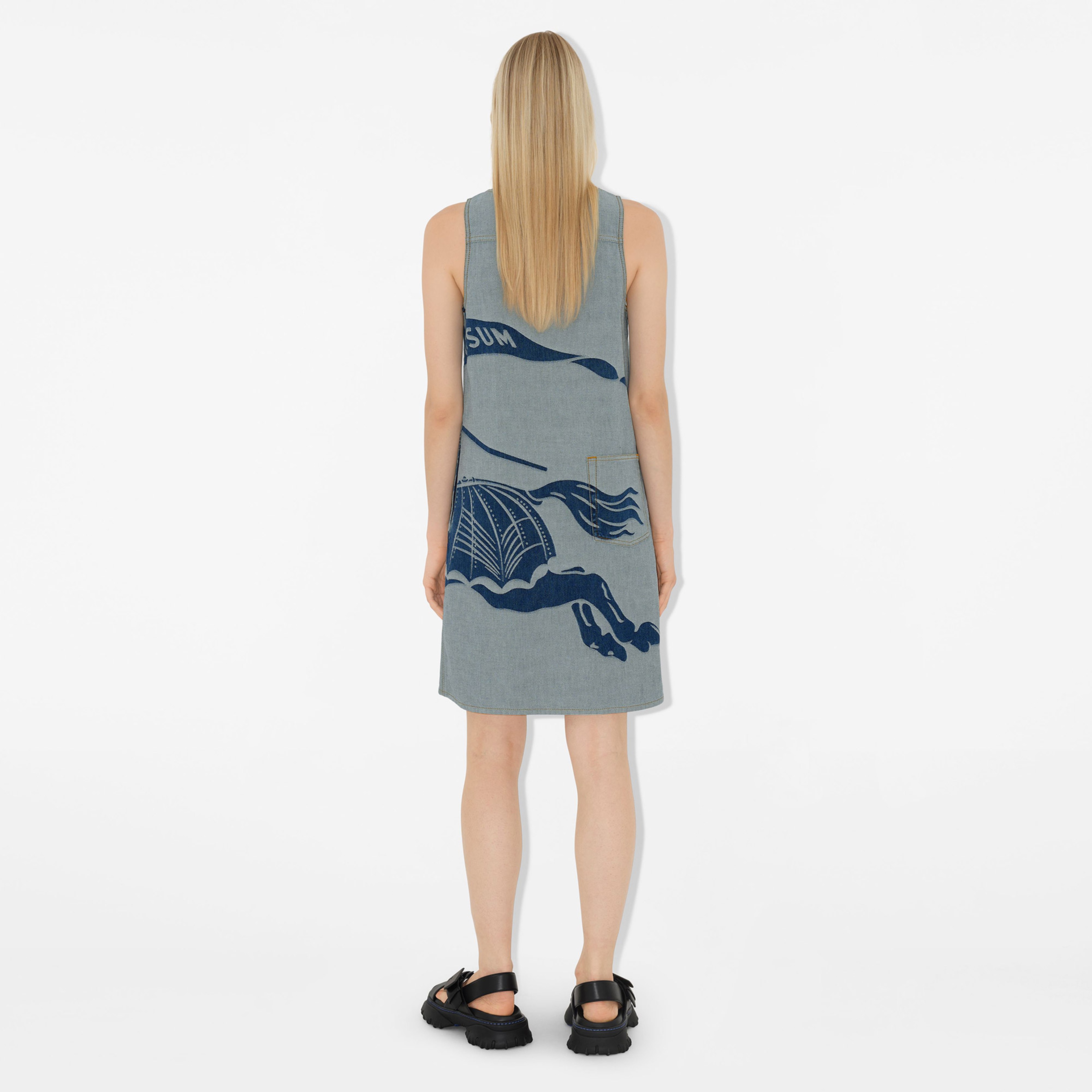 Burberry Kadın Mavi Elbise