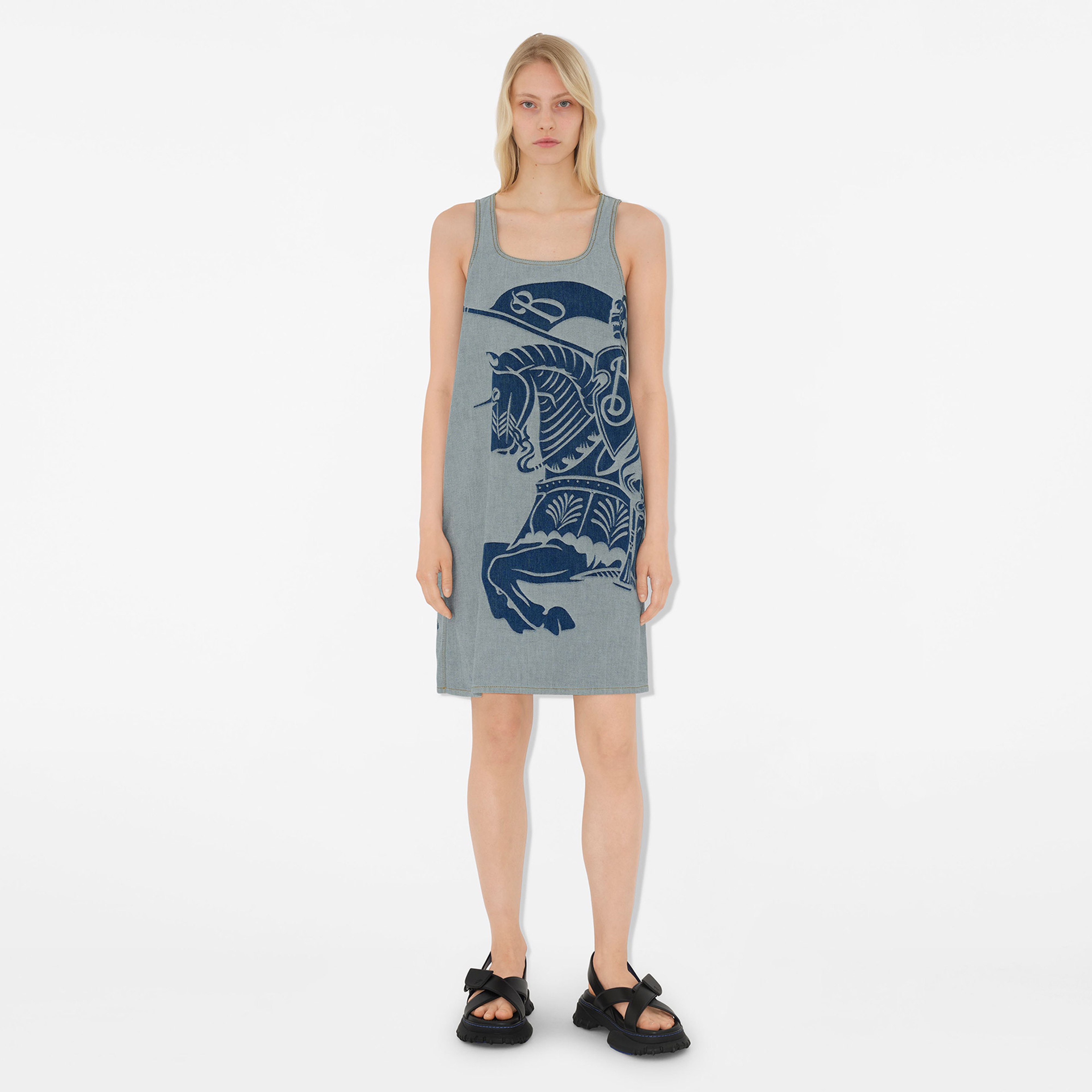 Burberry Kadın Mavi Elbise